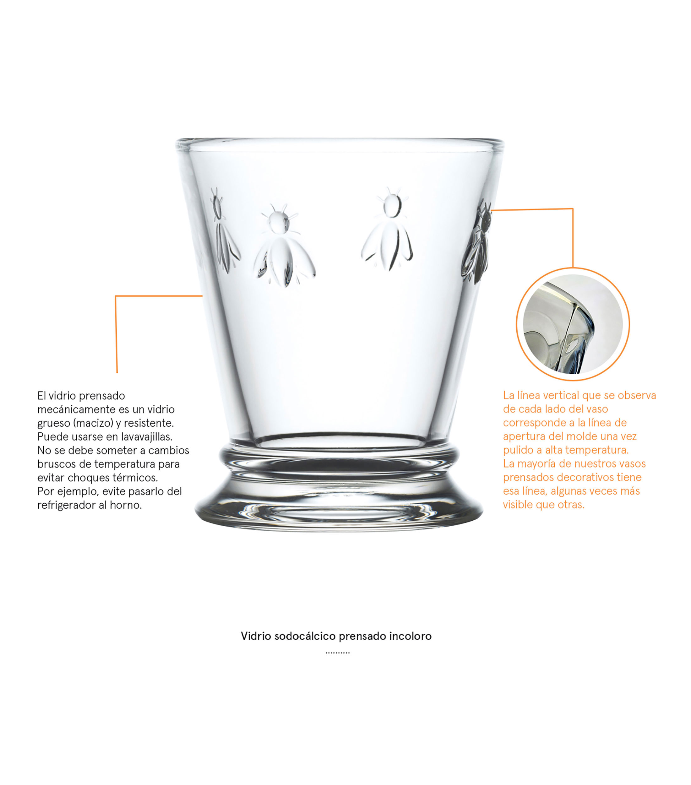 Vaso individual Abeille