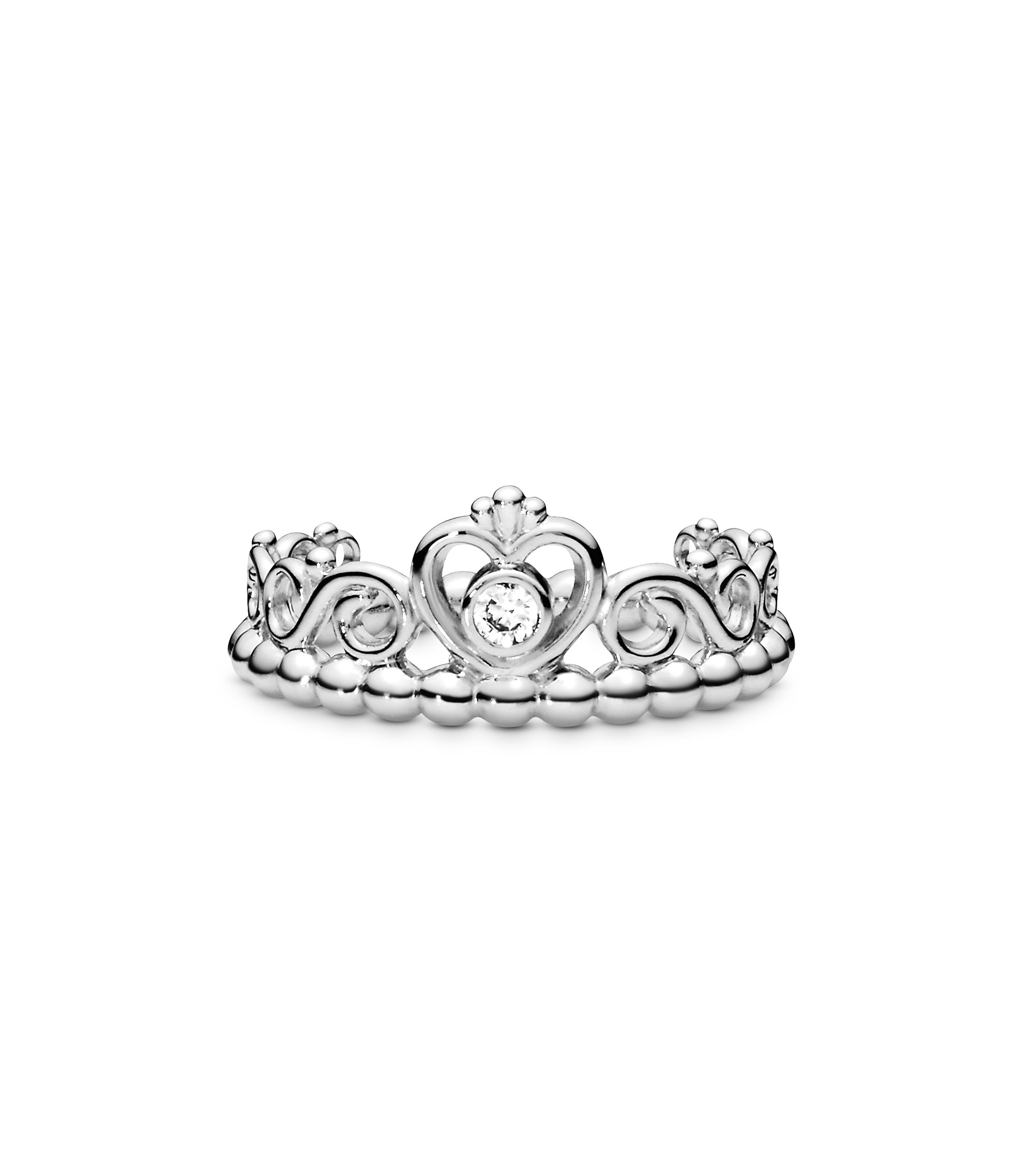 Anillo en plata Princesa Corona de Tiara Mujer Talla: 48