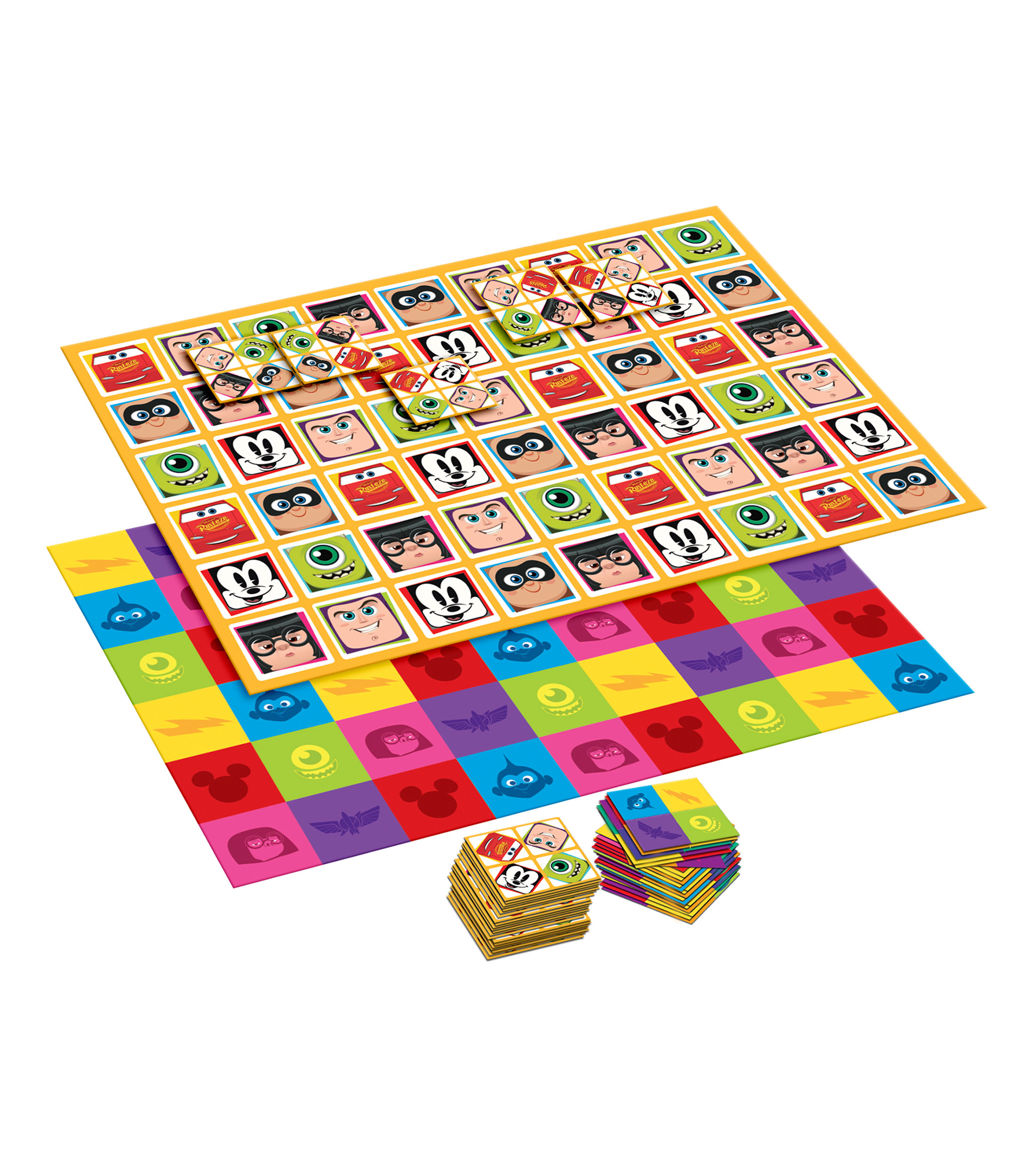 Juego de mesa infantil en Cuadrados Disney Pixar