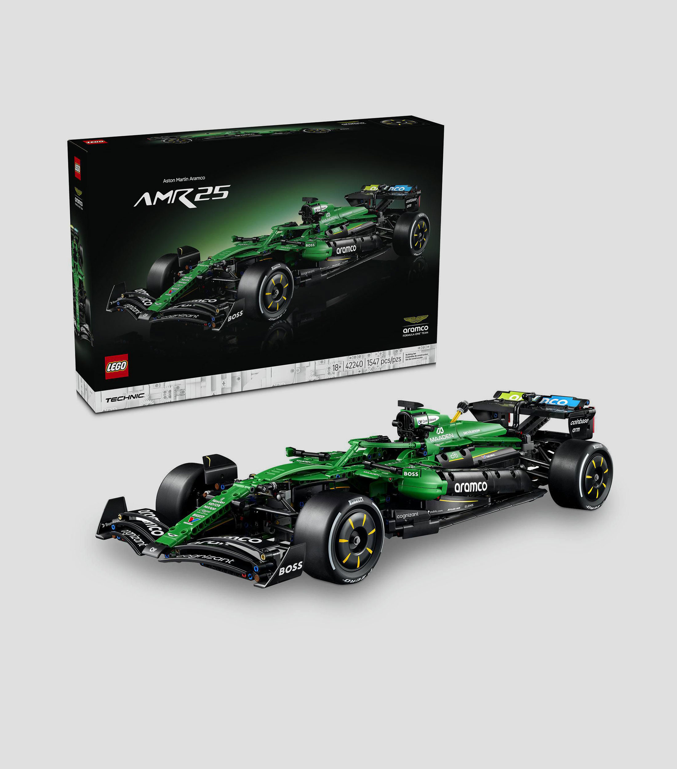 Lego Technic, Auto F1 Aston Martin Aramco AMR25 42240
