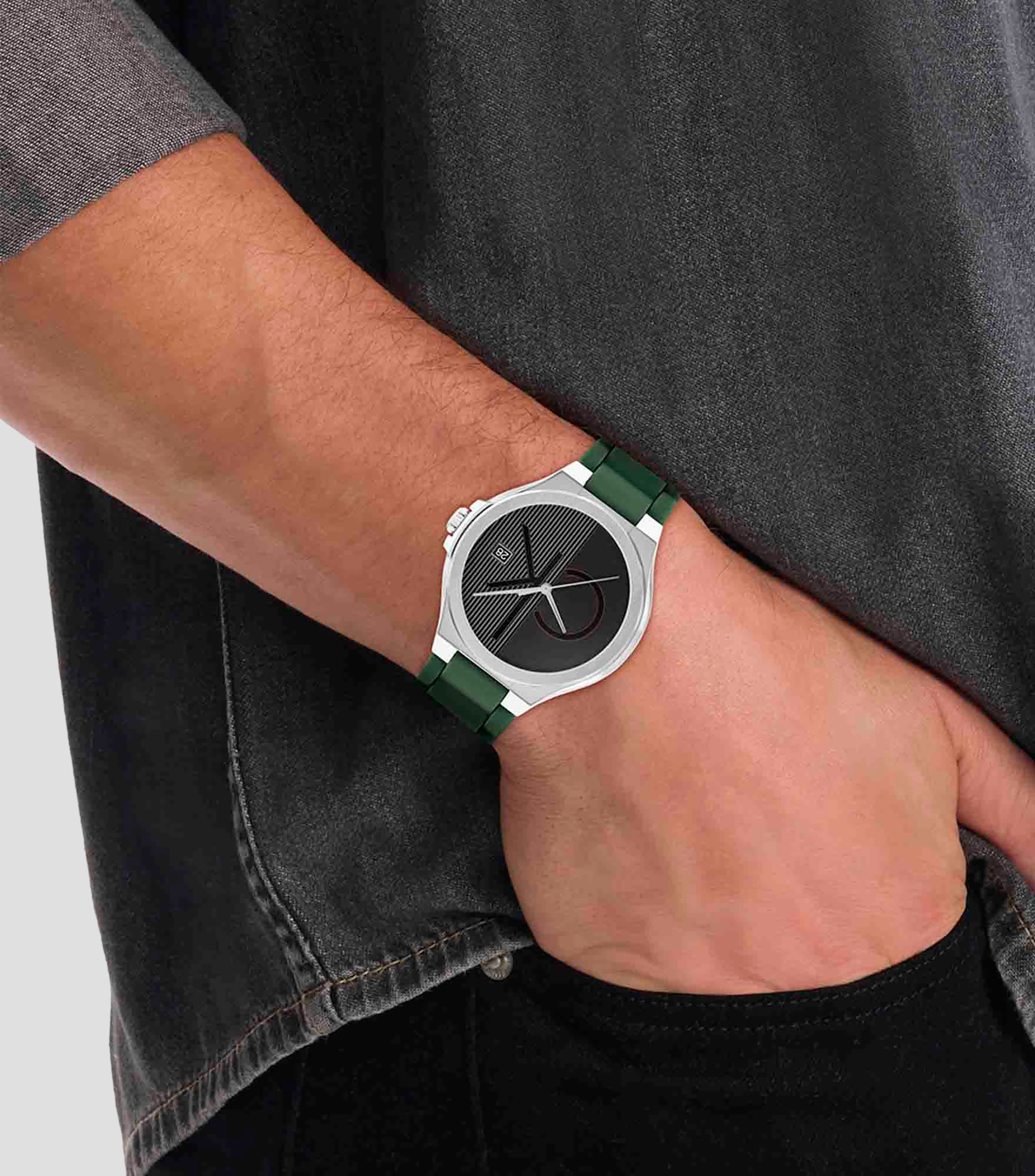 Reloj para Hombre Confidence casual marrón