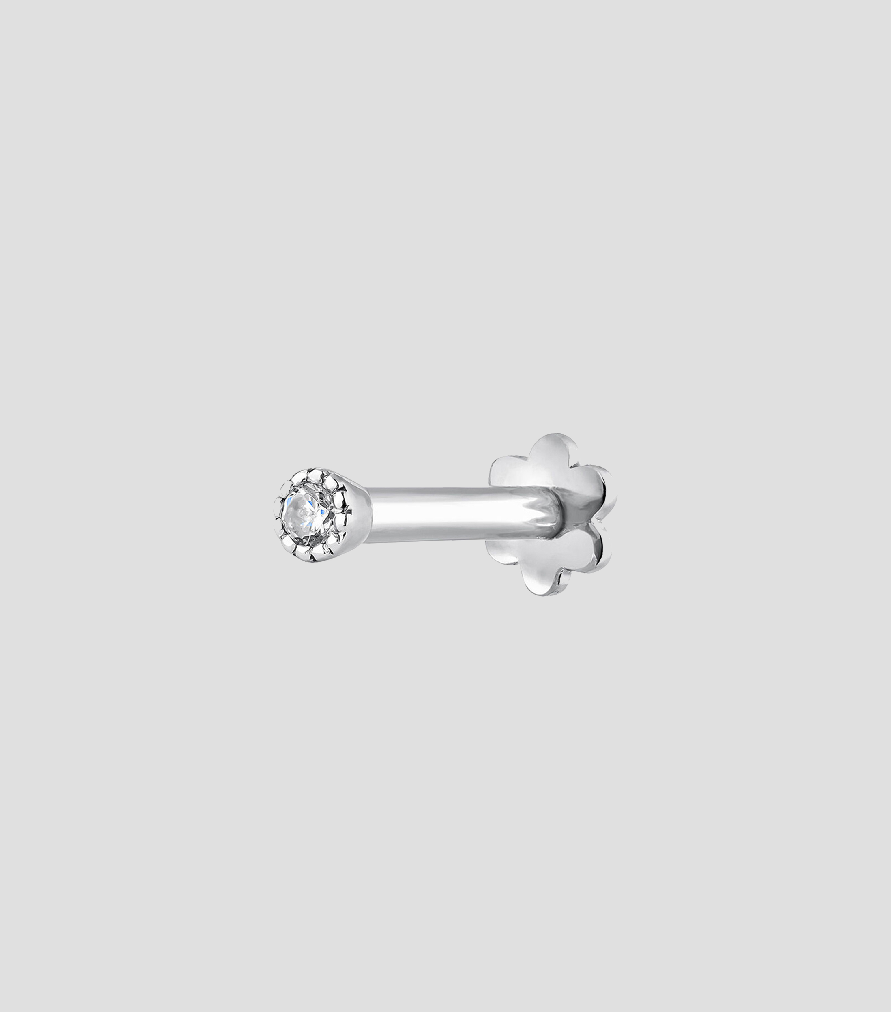 Arete en oro Asana Small Mujer