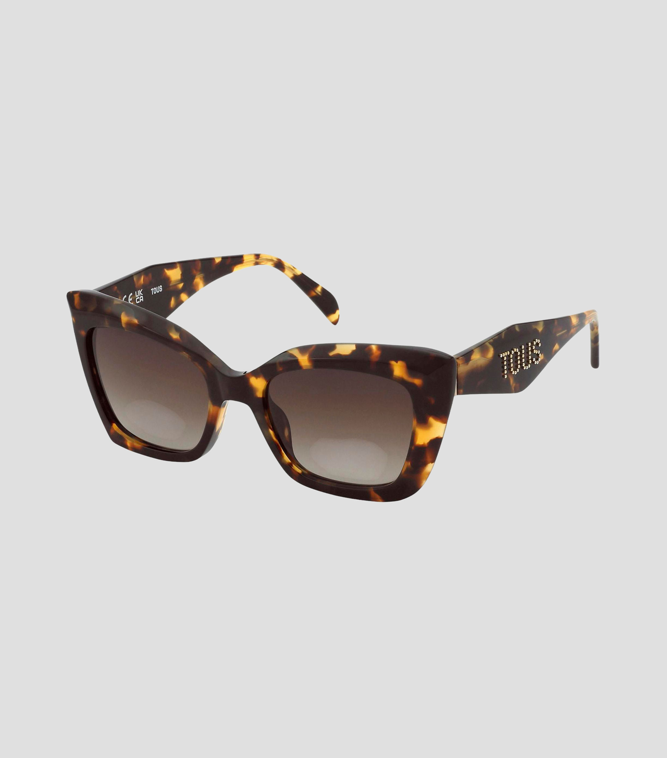 Lentes de sol mariposa Faceted Logo havana Mujer