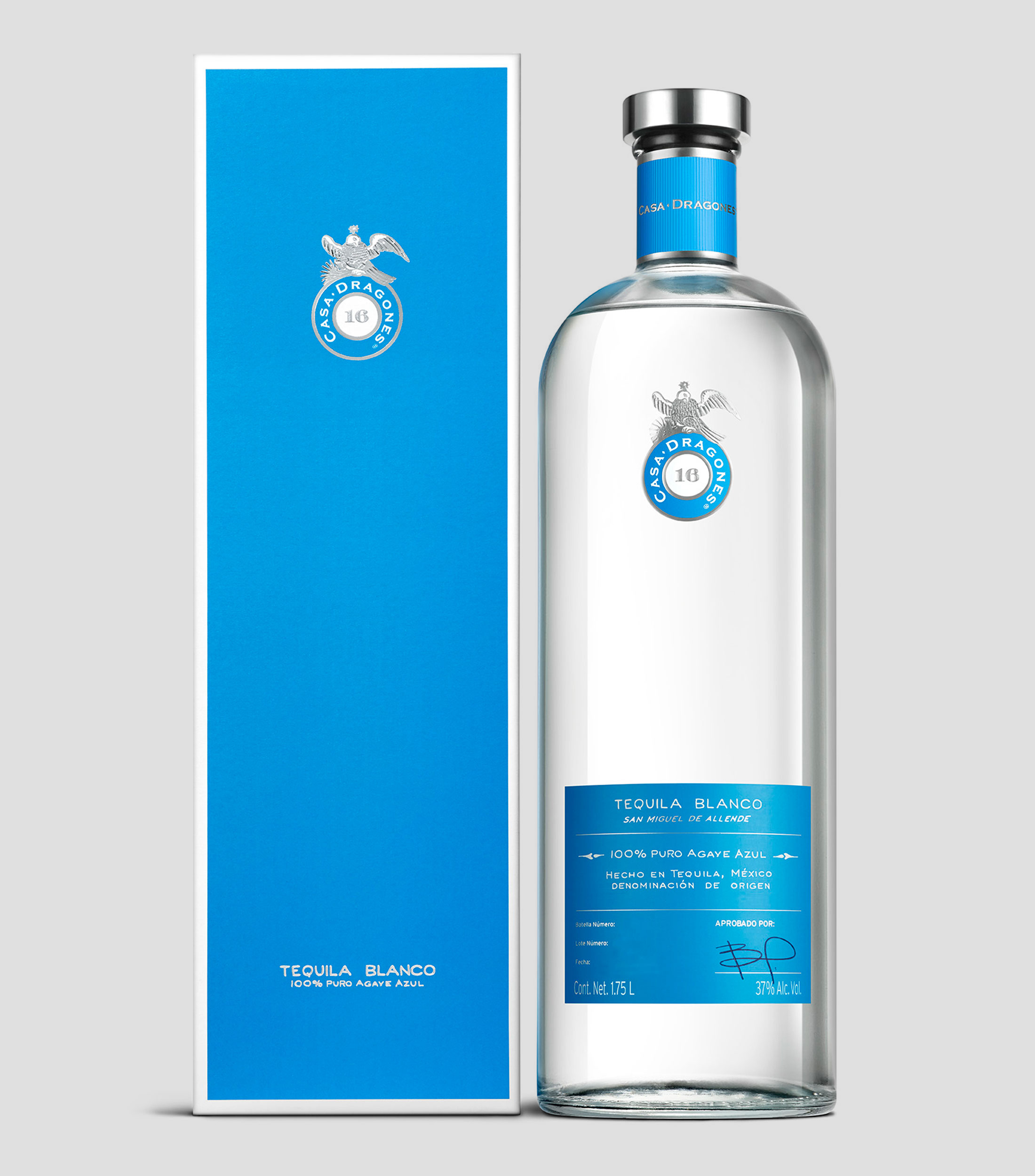 Tequila Blanco Casa Dragones Magnum, 1750 ml