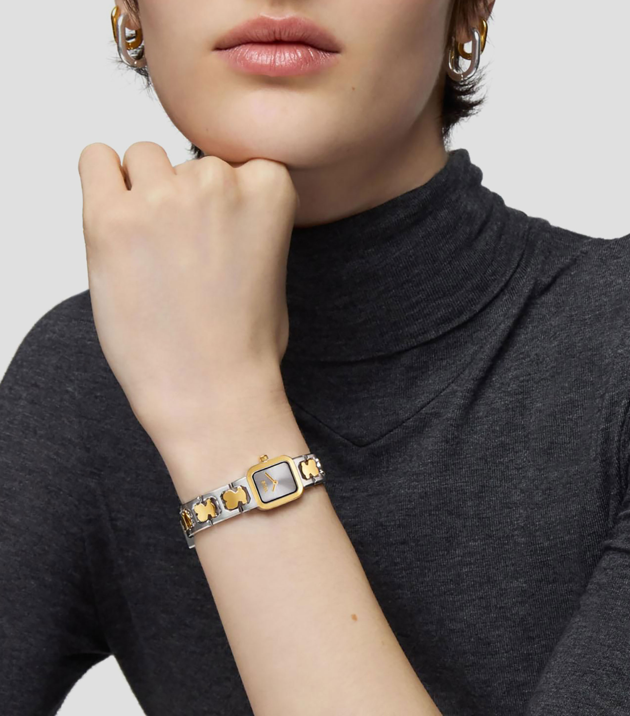 Reloj para Mujer Icon Time Casual Plateado