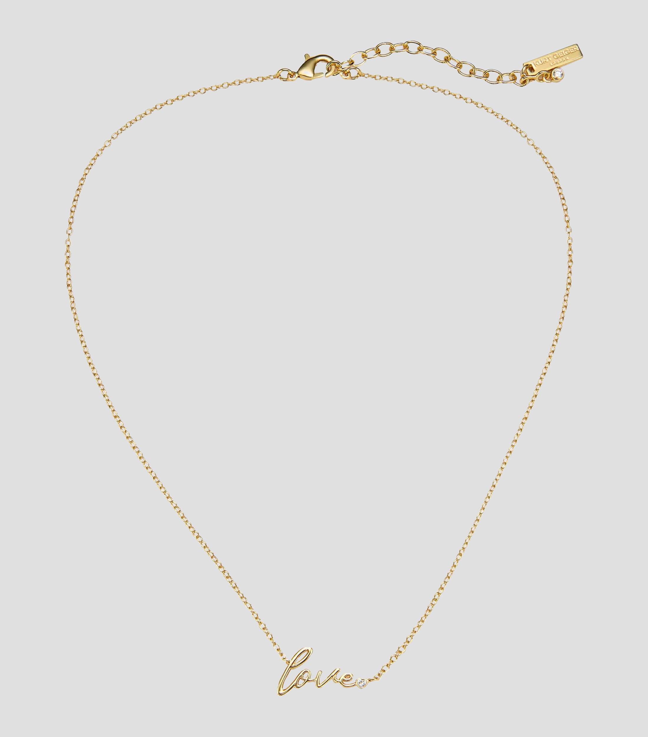 Collar Love con cristal Mujer
