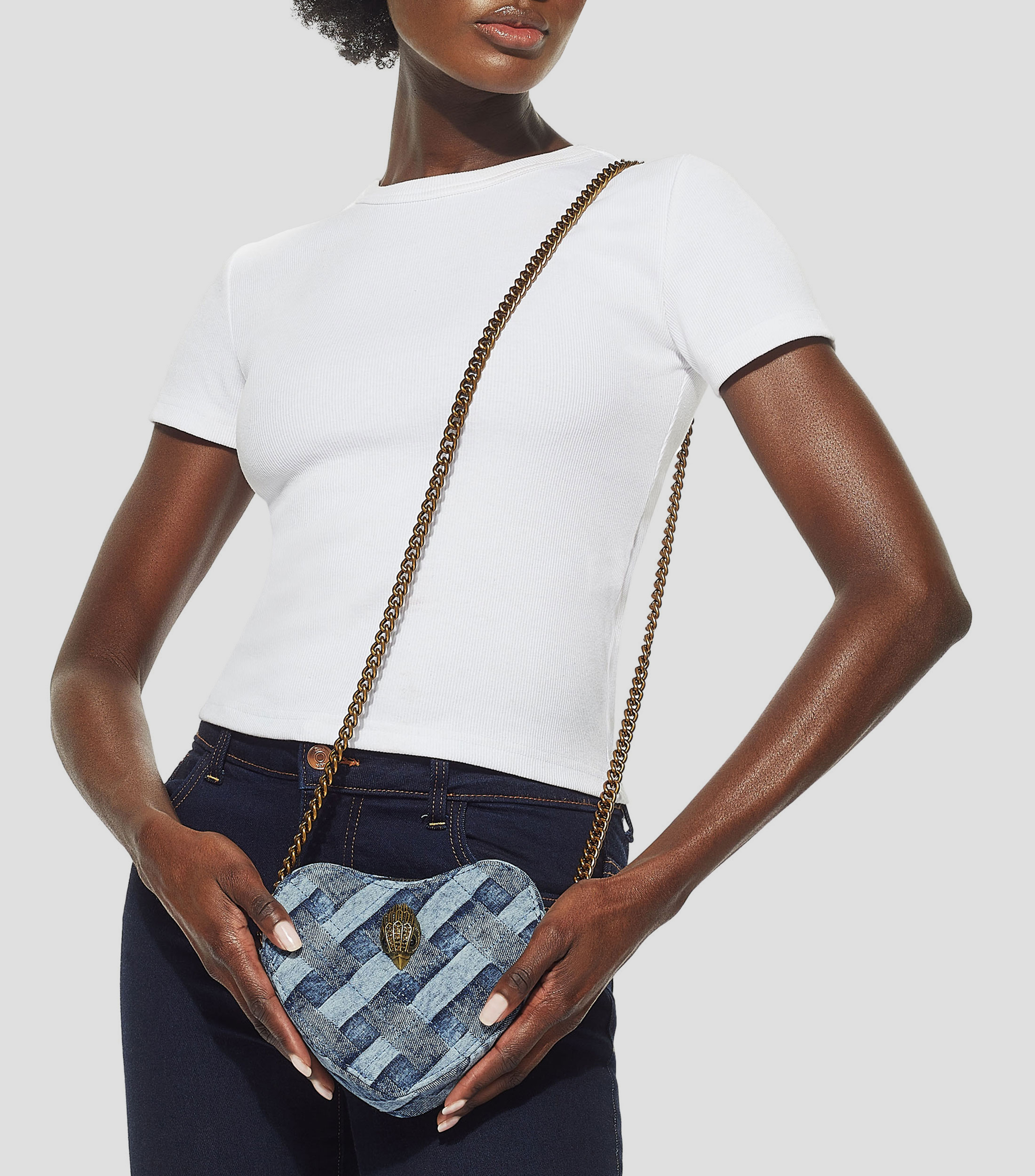Bolso crossbody corazón Kensington Mujer