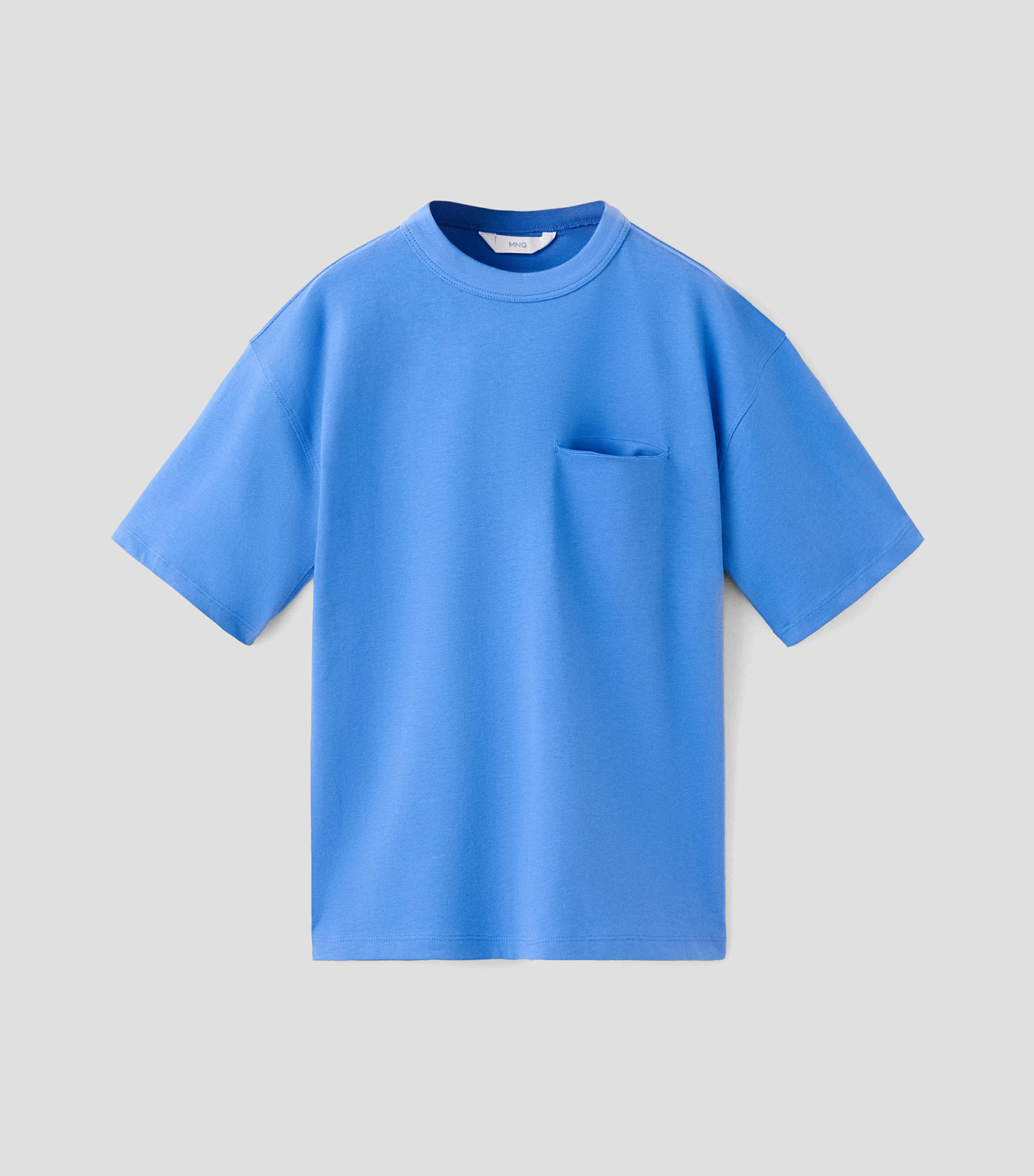 Playera cuello redondo manga corta lisa Niño