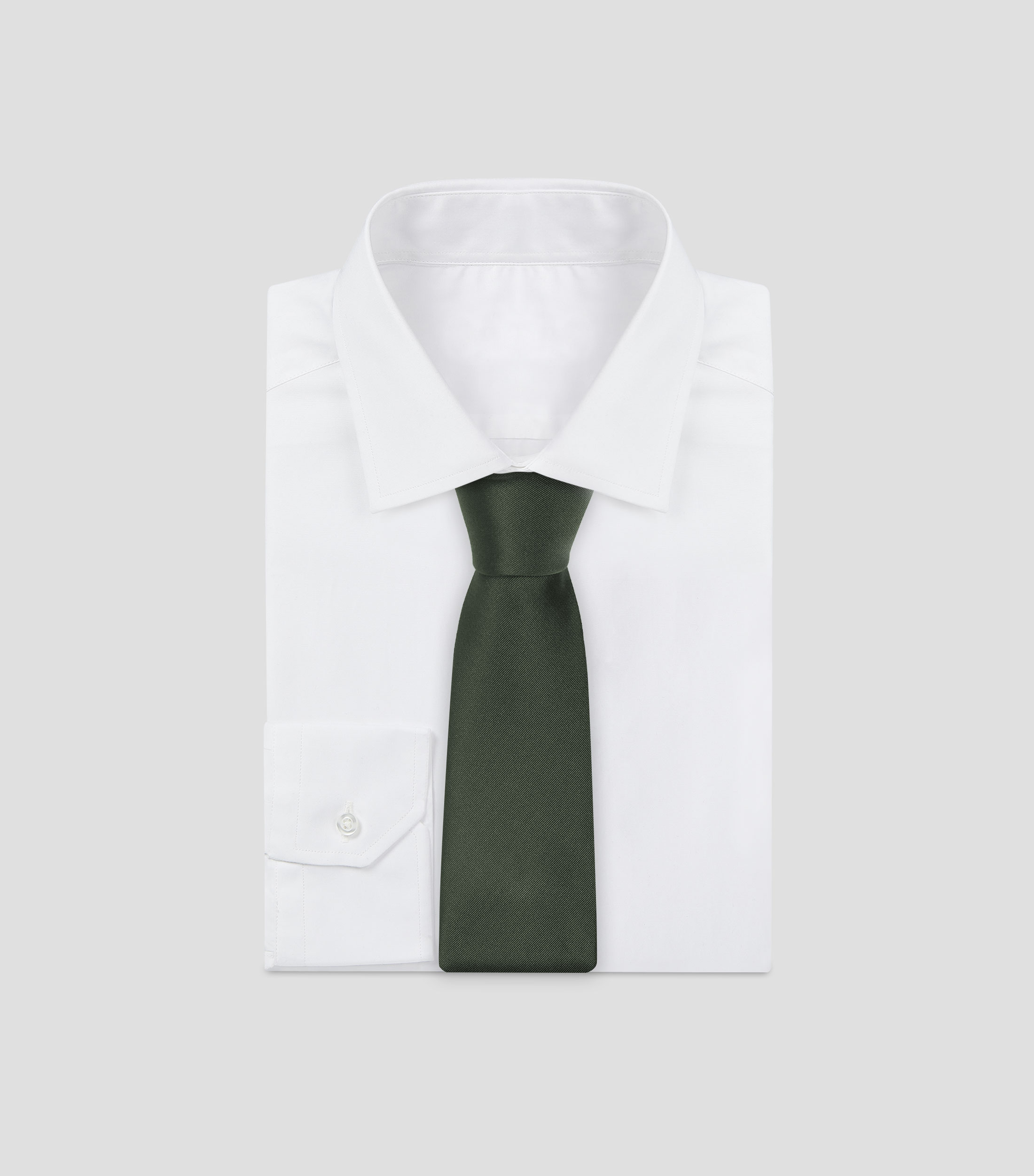 Corbata ancha de seda lisa