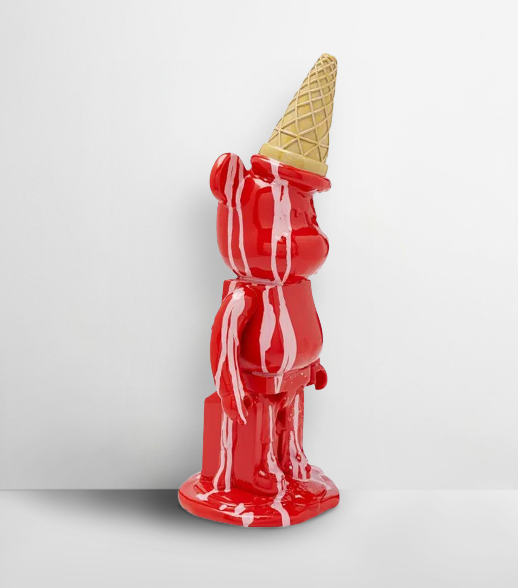 Figura decorativa Gelato Bear en poliresina