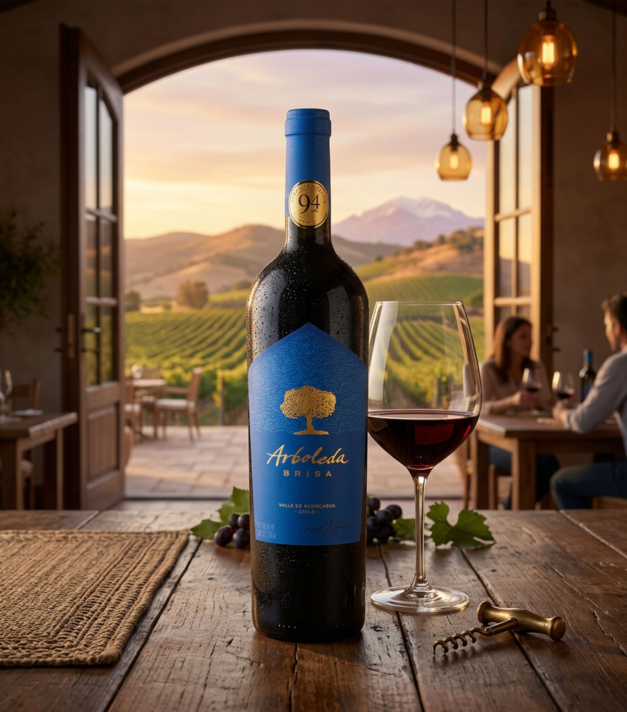 Vino tinto ensamble Arboleda Brisa Blend, Chile, 750 ml