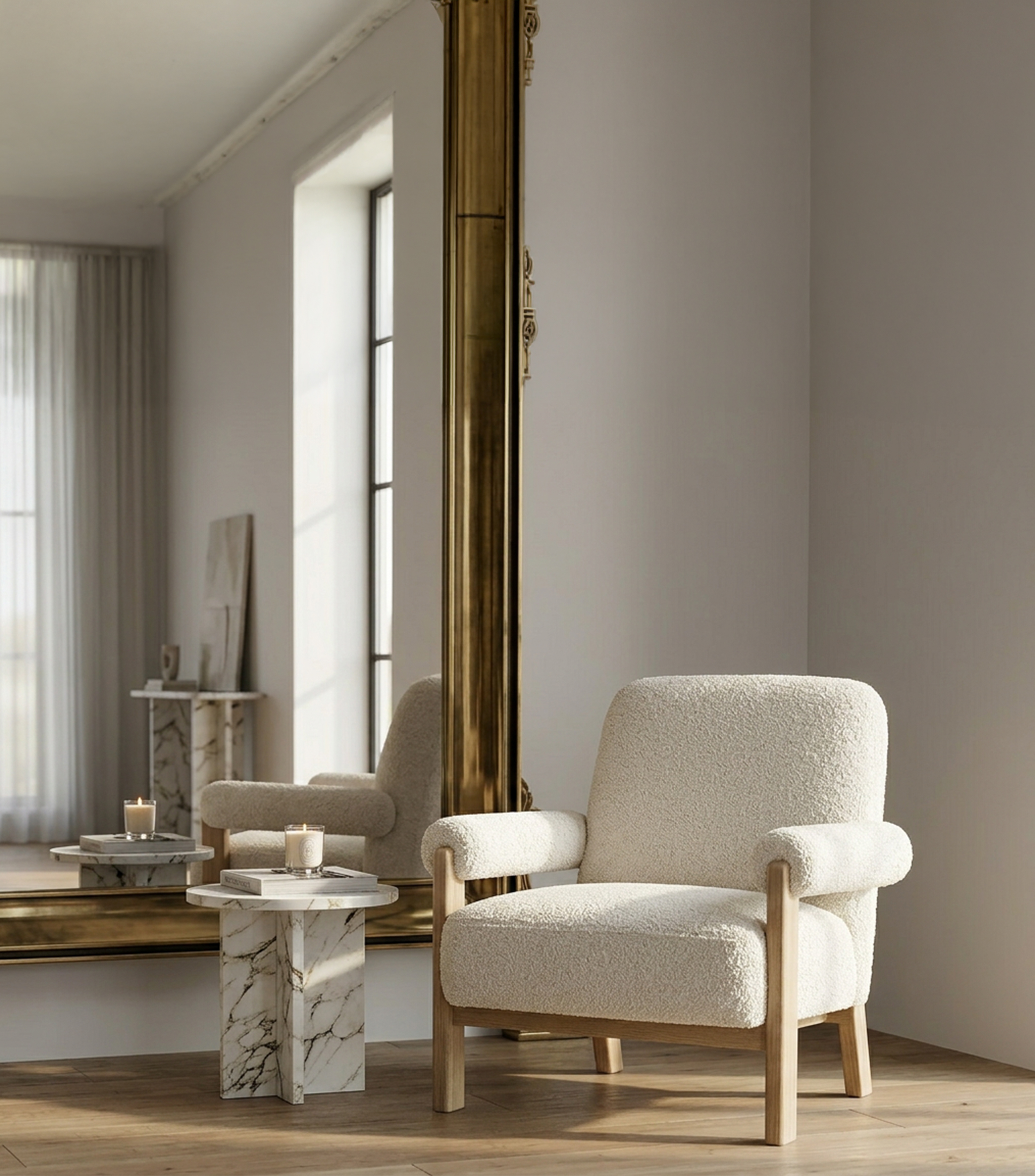 Sillón Nórdico Crema