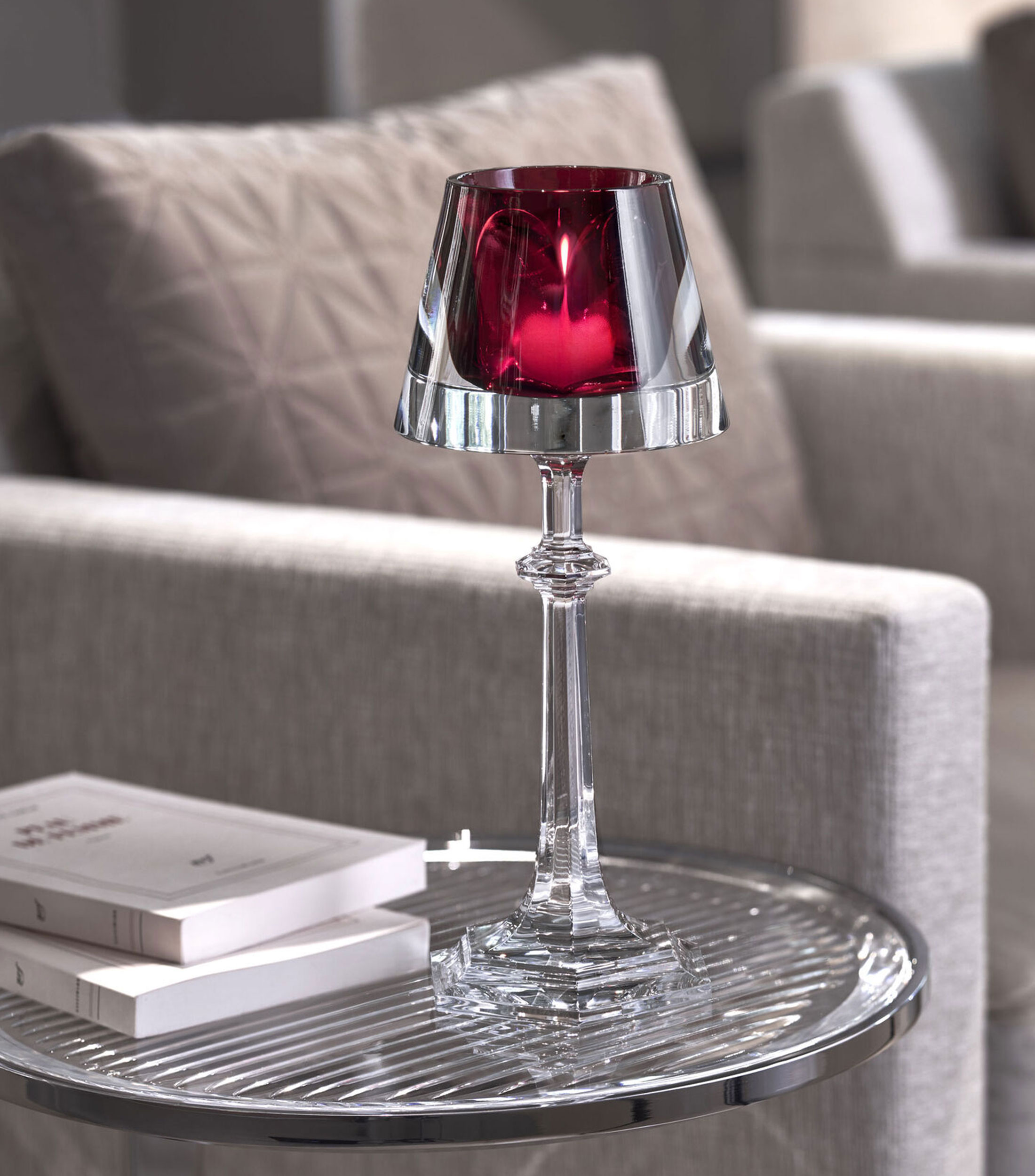 Candelabro Harcourt My Fire en cristal
