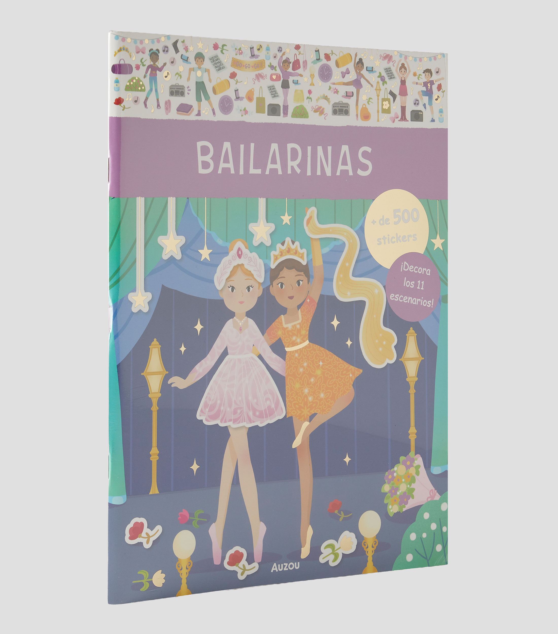 InfantilesLibro de stickers Bailarinas, Auzou Editorial