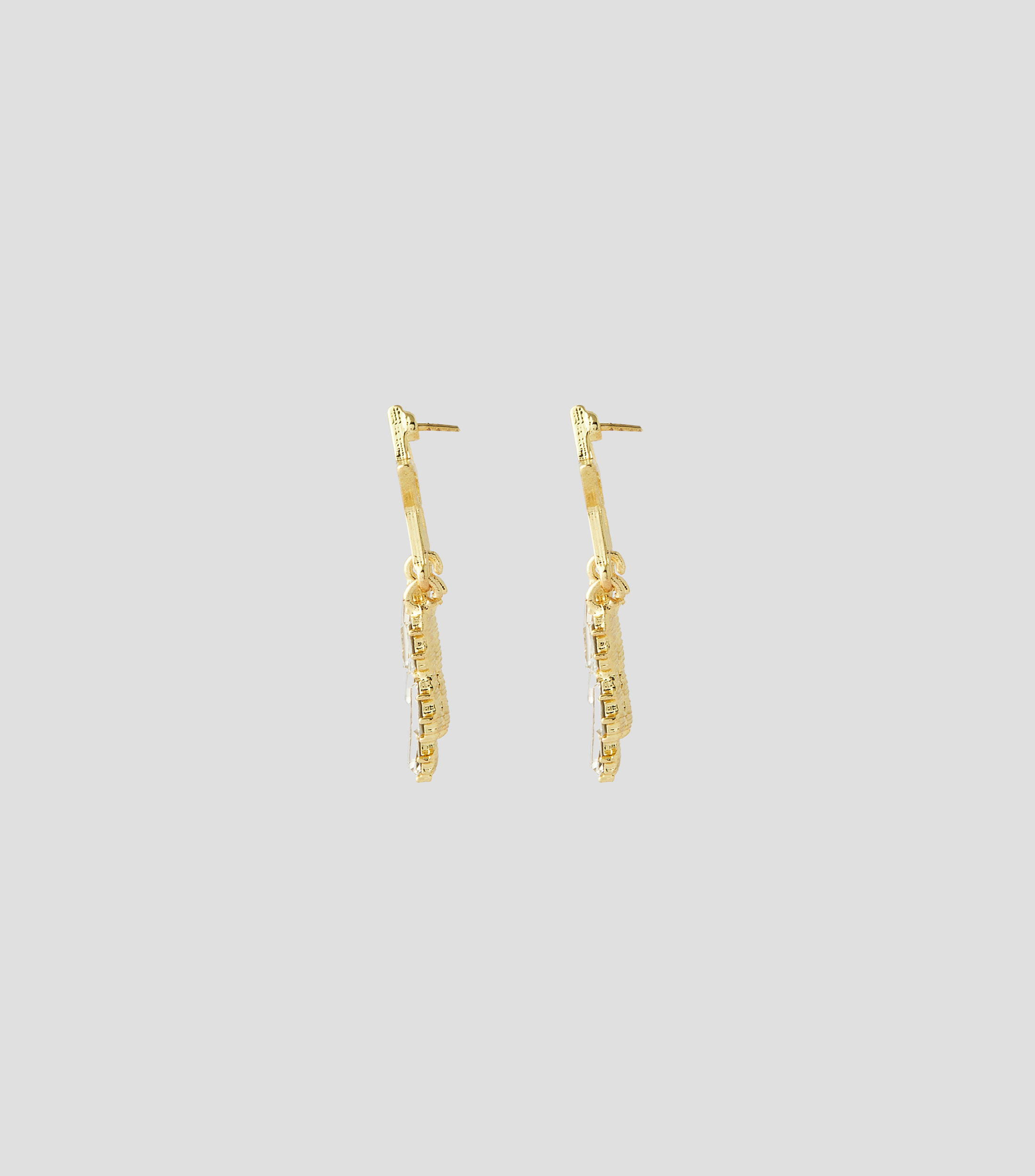 Aretes estrellas con cristales Mujer