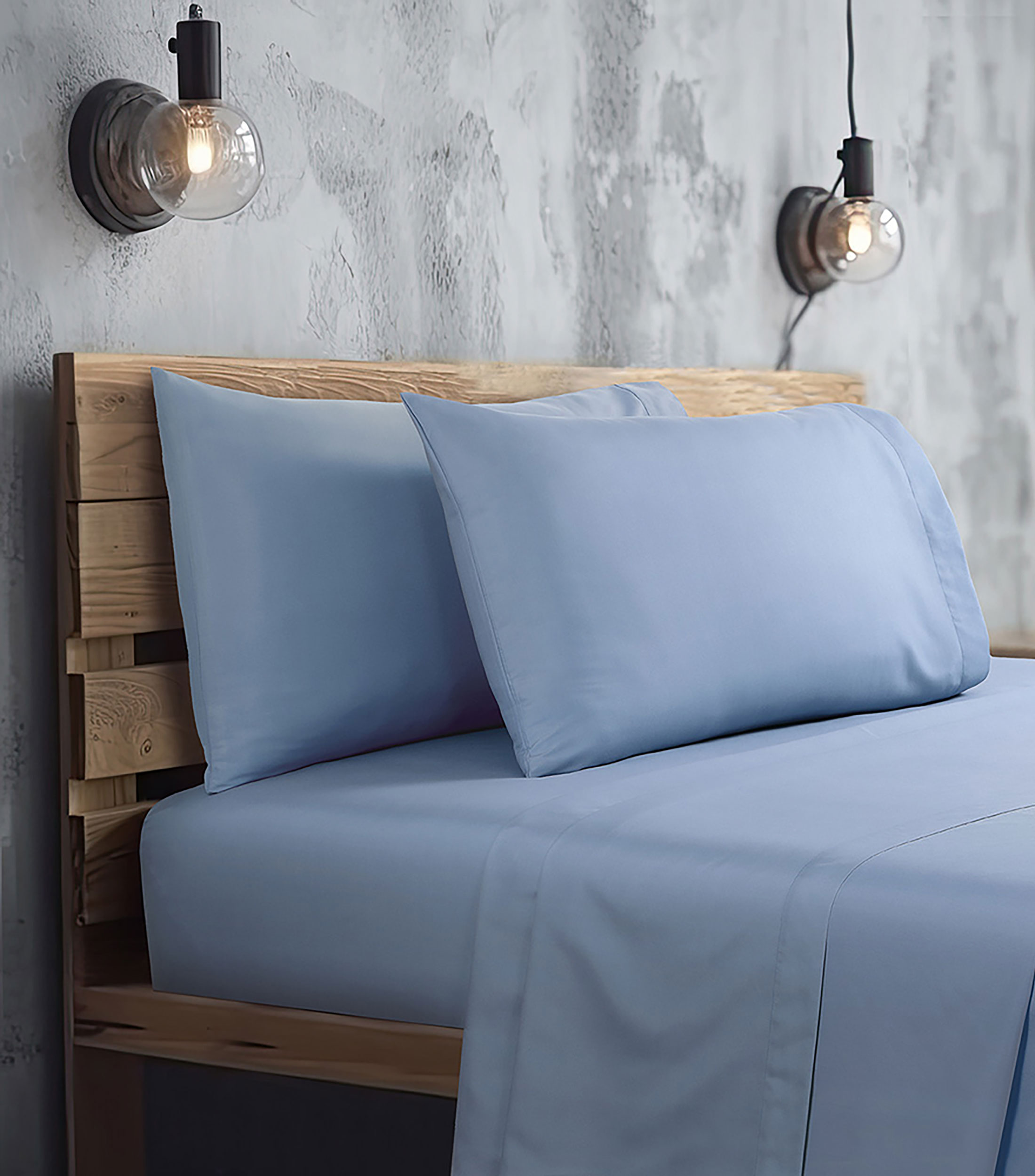 Juego de Sábanas Queen Size Ice Blue