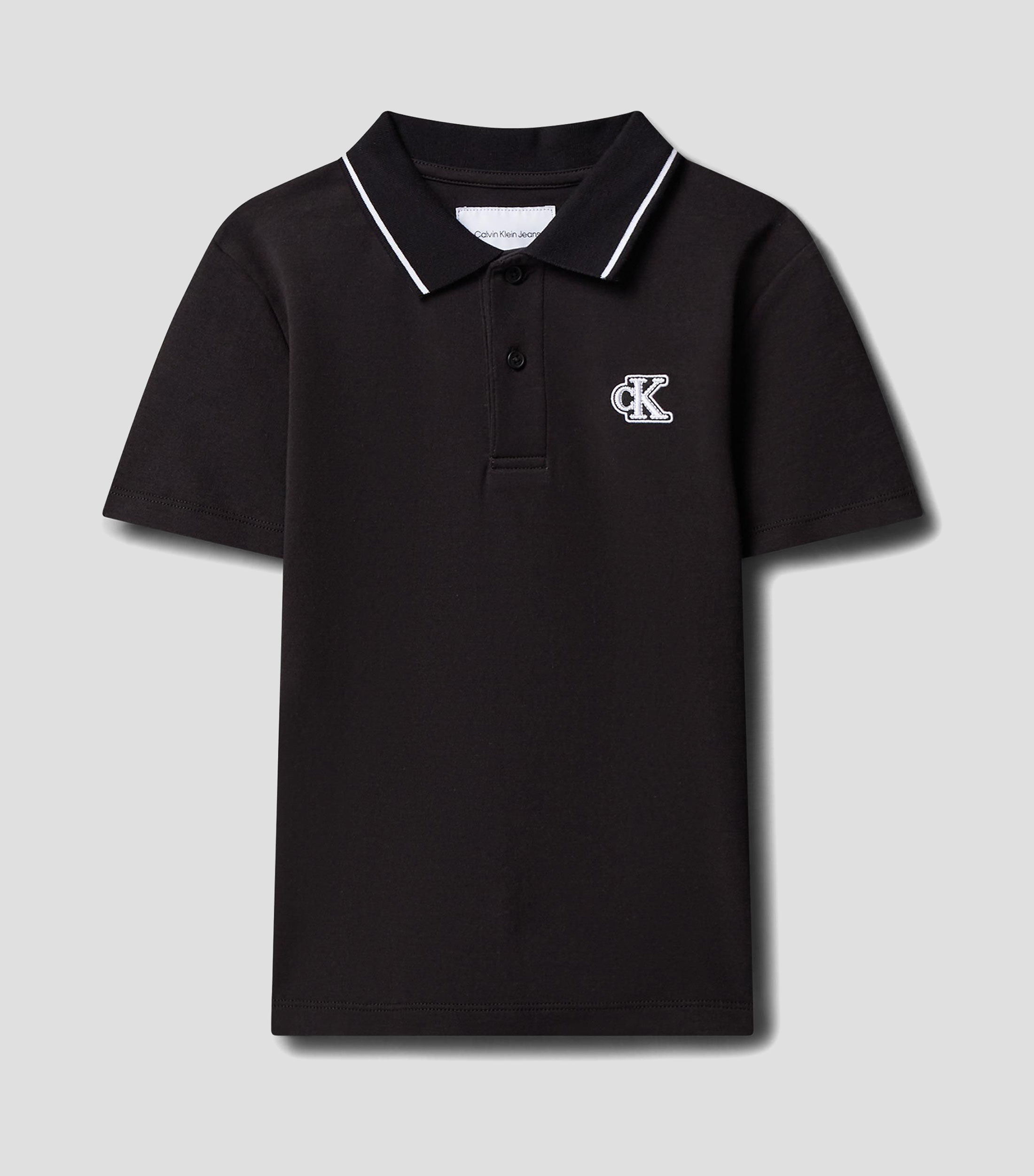 Playera tipo polo manga corta lisa Niño