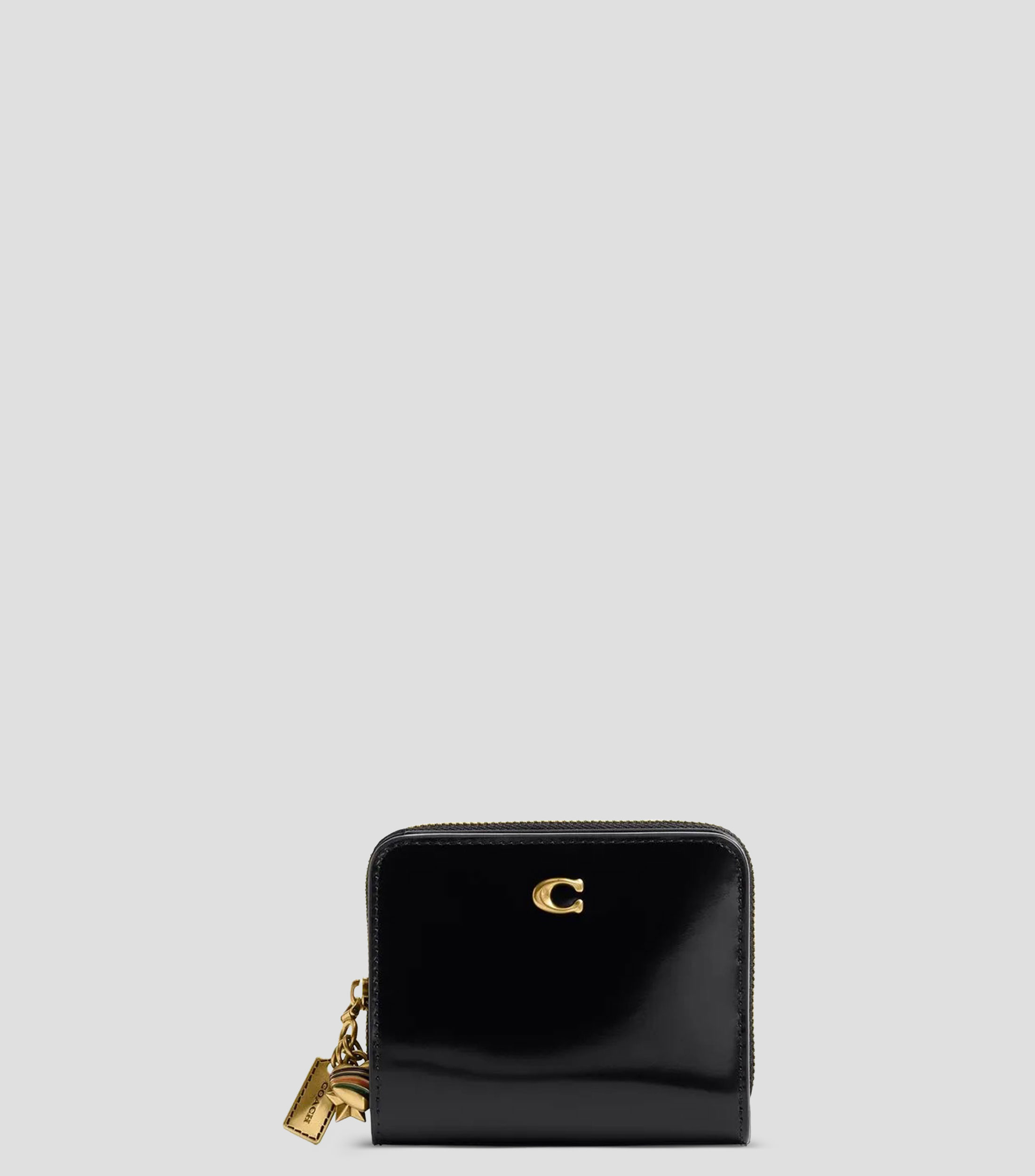 Cartera en piel lisa Mujer