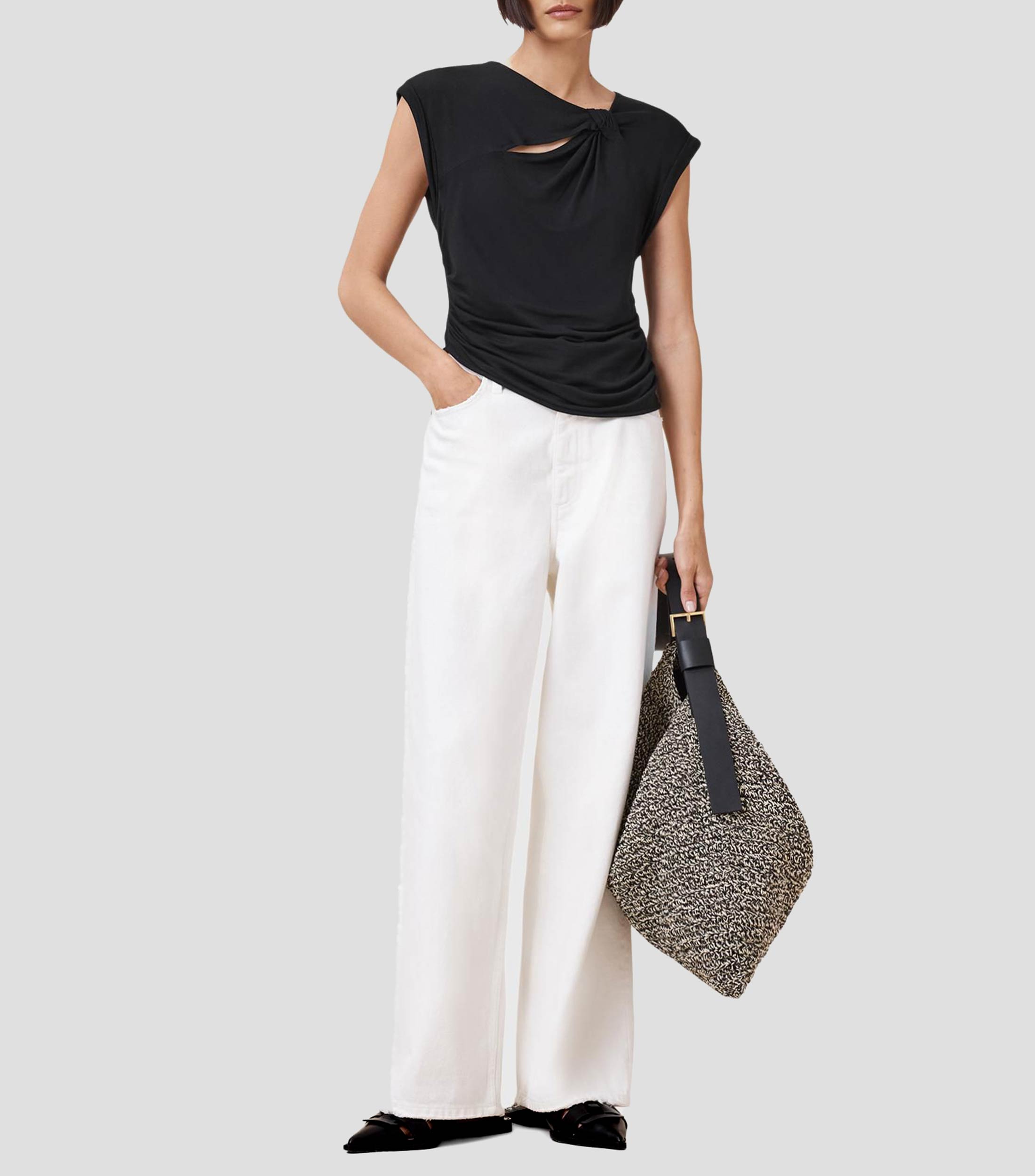 Blusa sin mangas Mujer