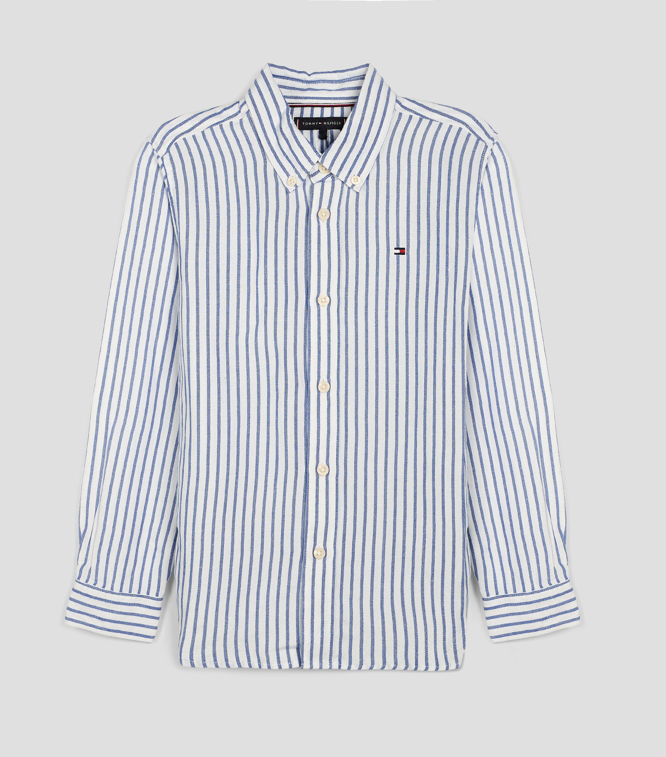 Camisa a rayas manga larga Niño