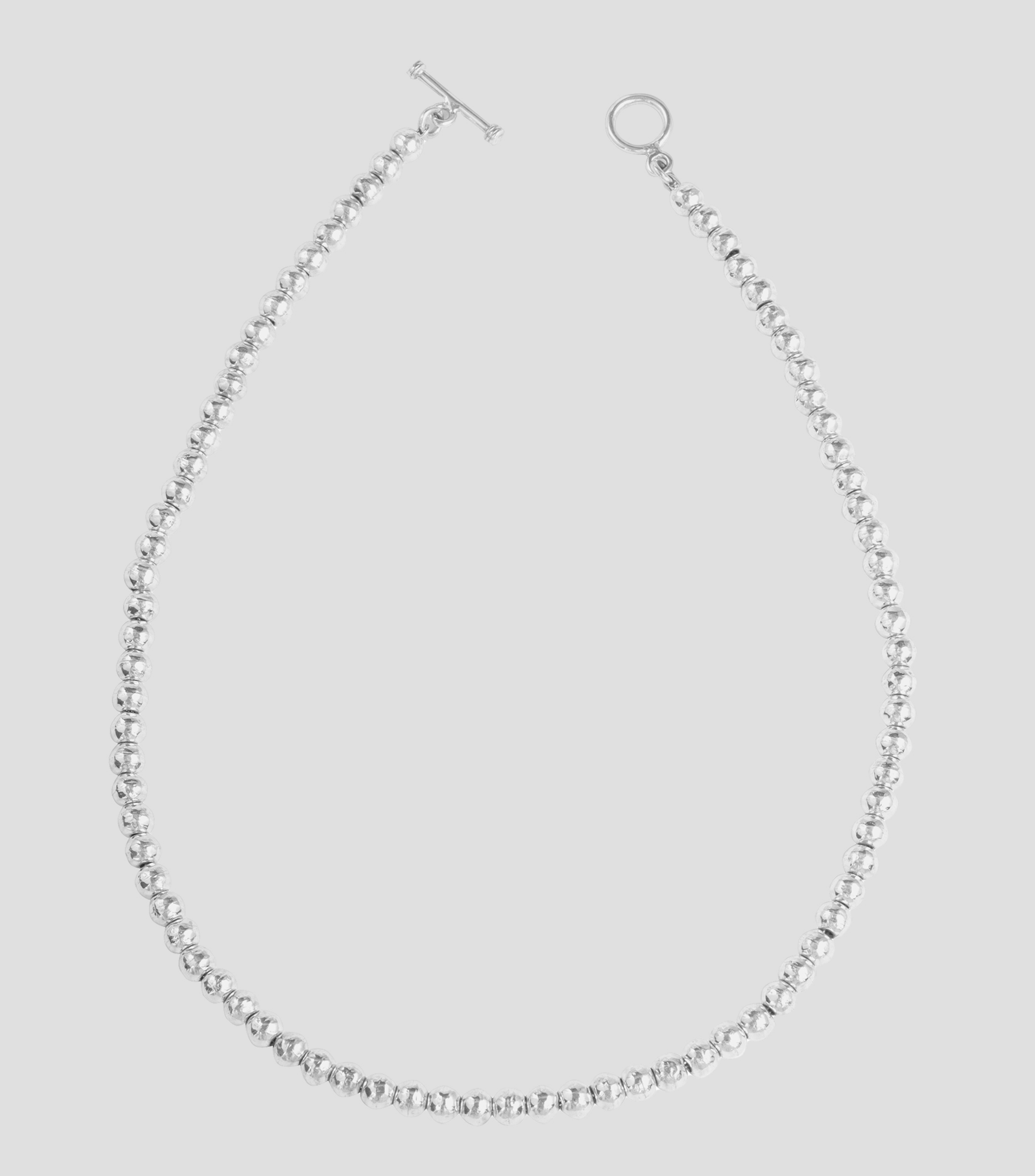 Collar elegante de casquillas en plata .925 Mujer