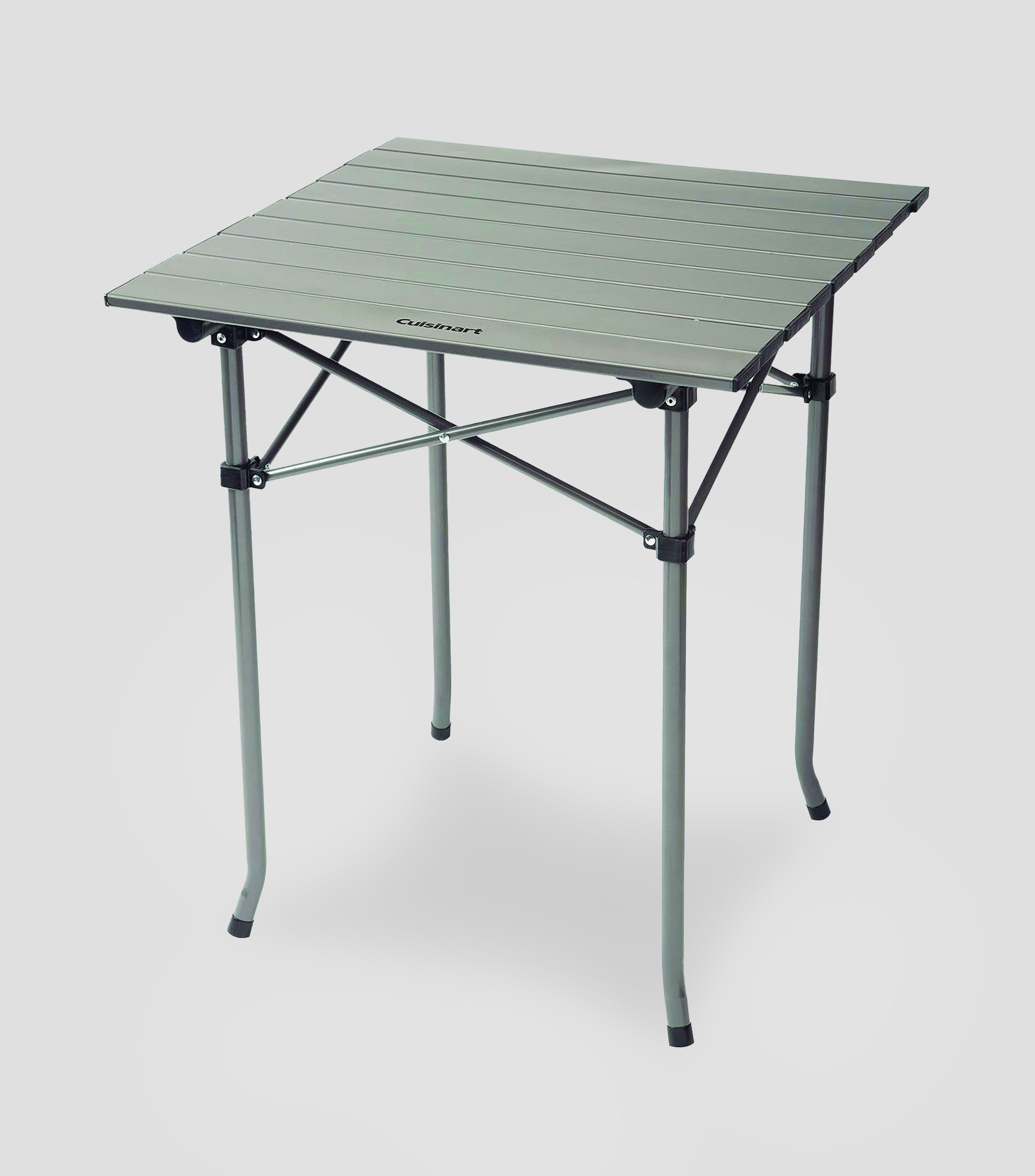 Mesa para exteriores plegable de aluminio