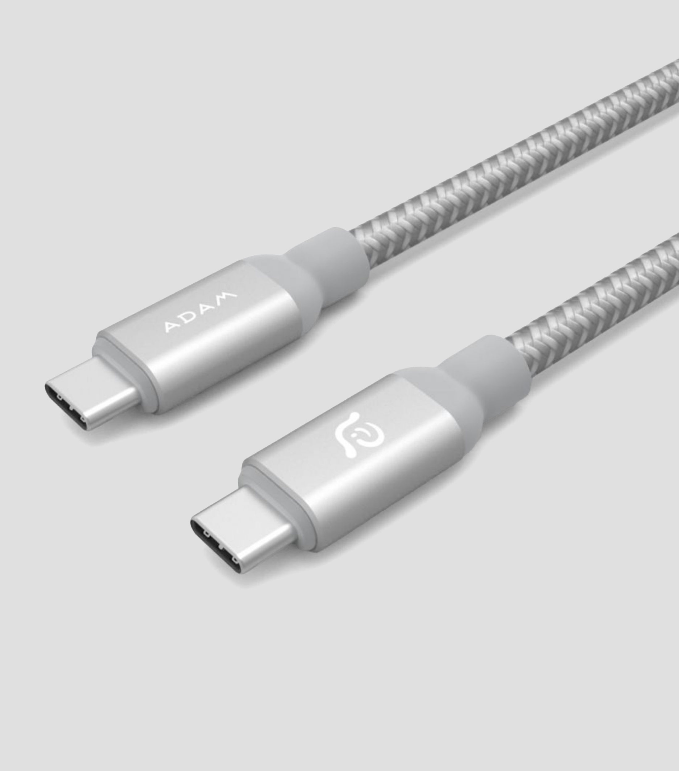 Cable USB Casa C100 trenzado Plata
