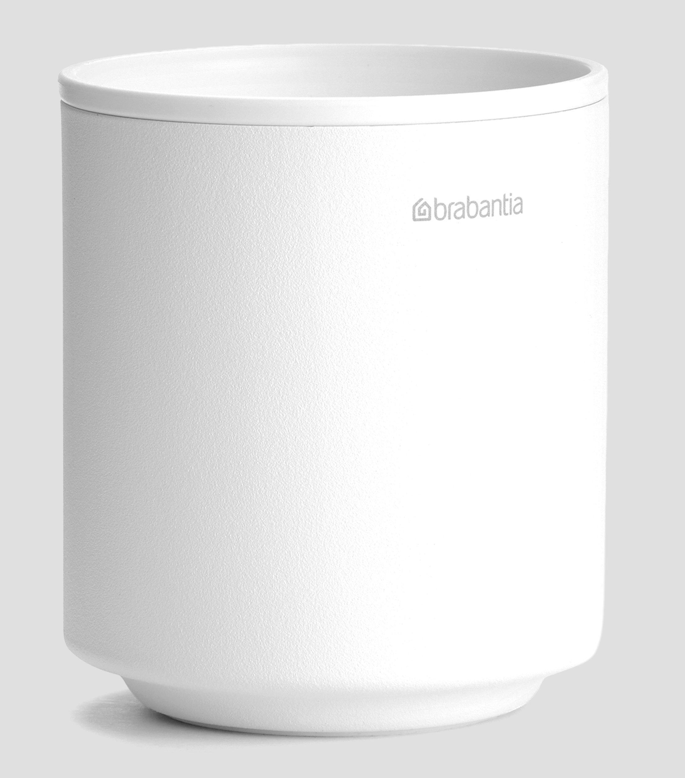 Vaso PCepillos MetalPlast Bco 9Cm