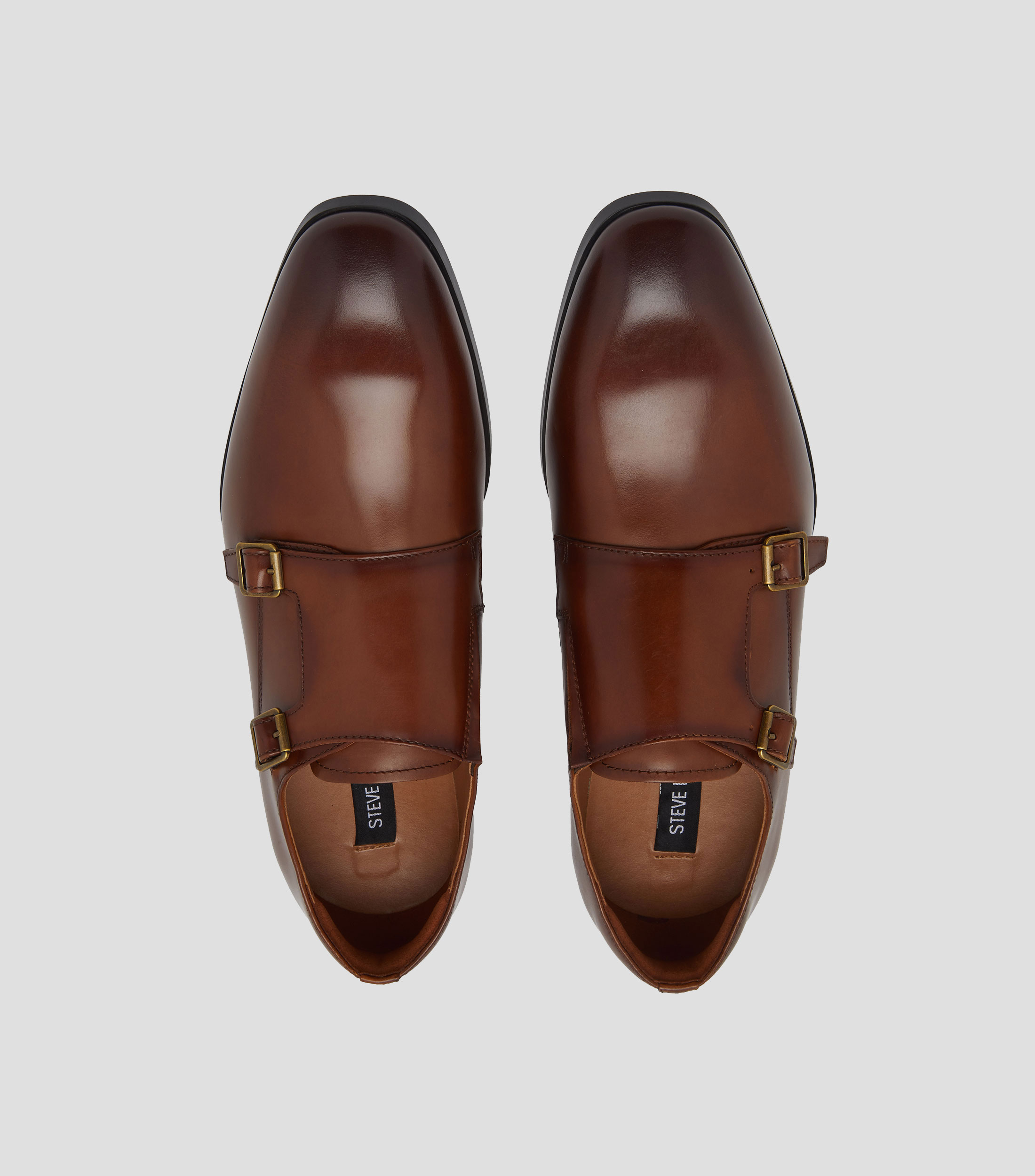 Zapatos de Vestir Monk en piel vacuna Hombre