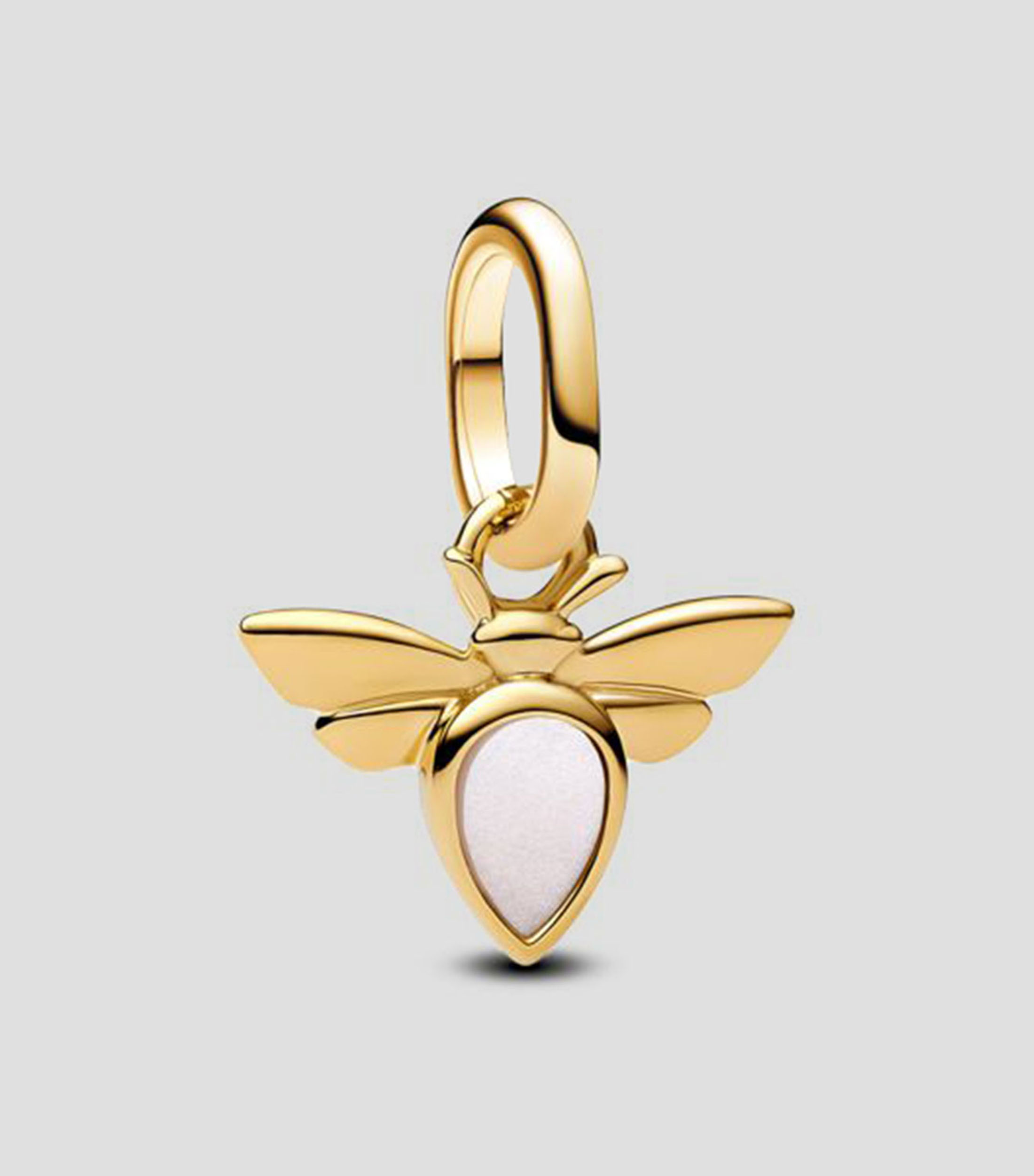Charm Mini Abeja en Plata Mujer