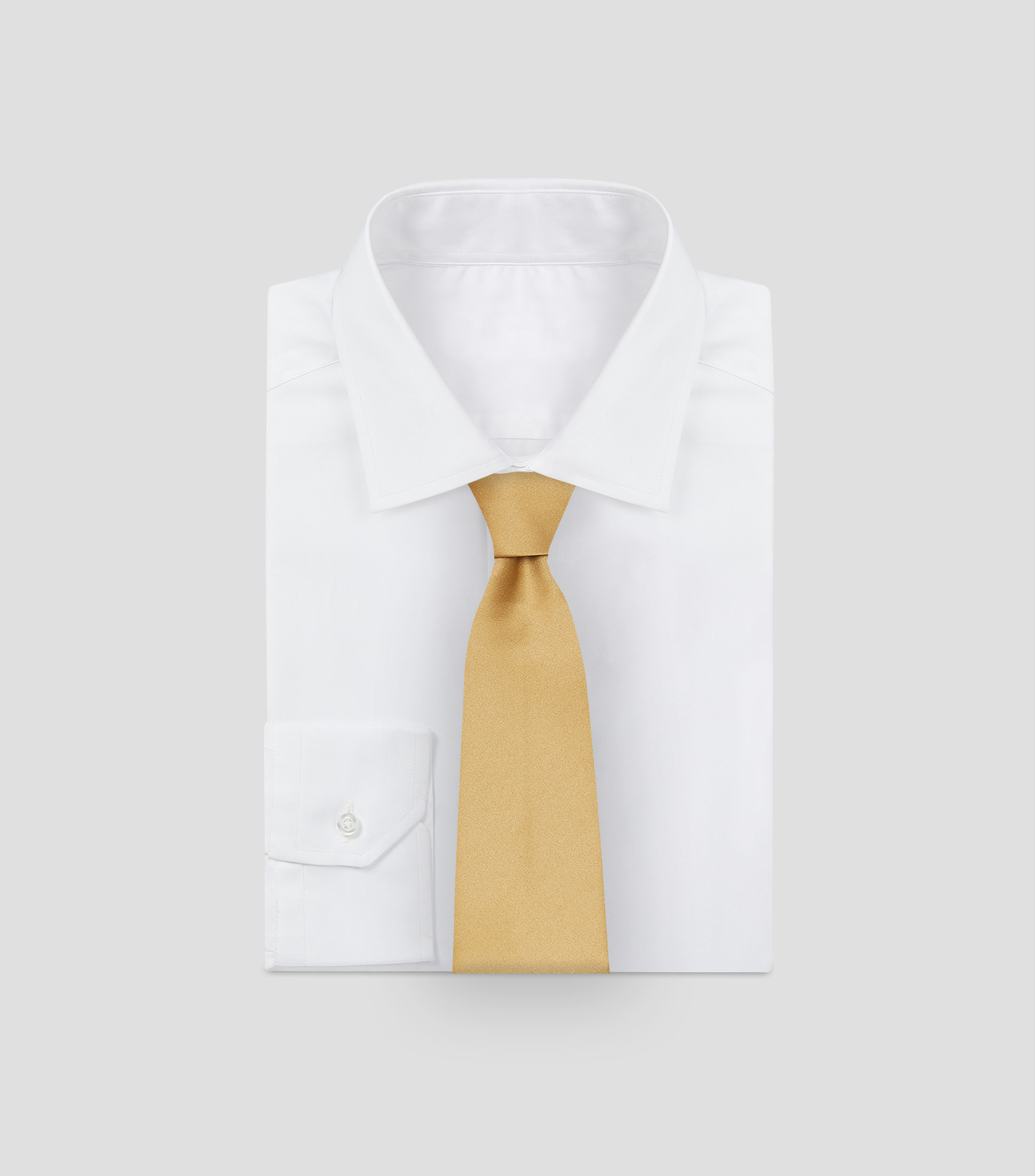 Corbata ancha lisa Hombre