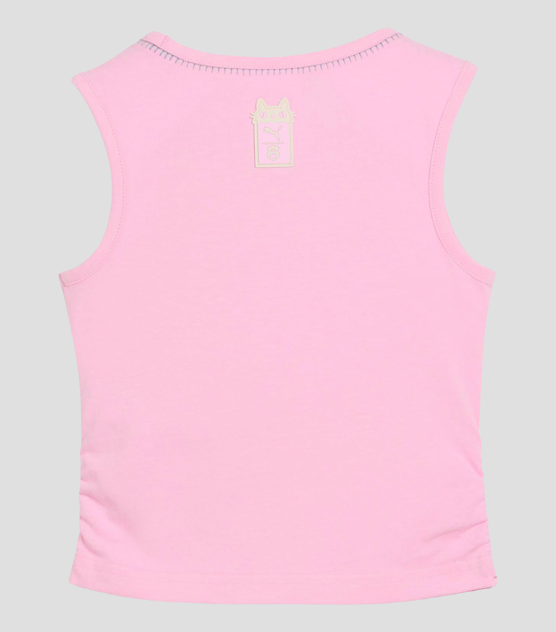 Tank Top cuello redondo sin mangas estampado Niña