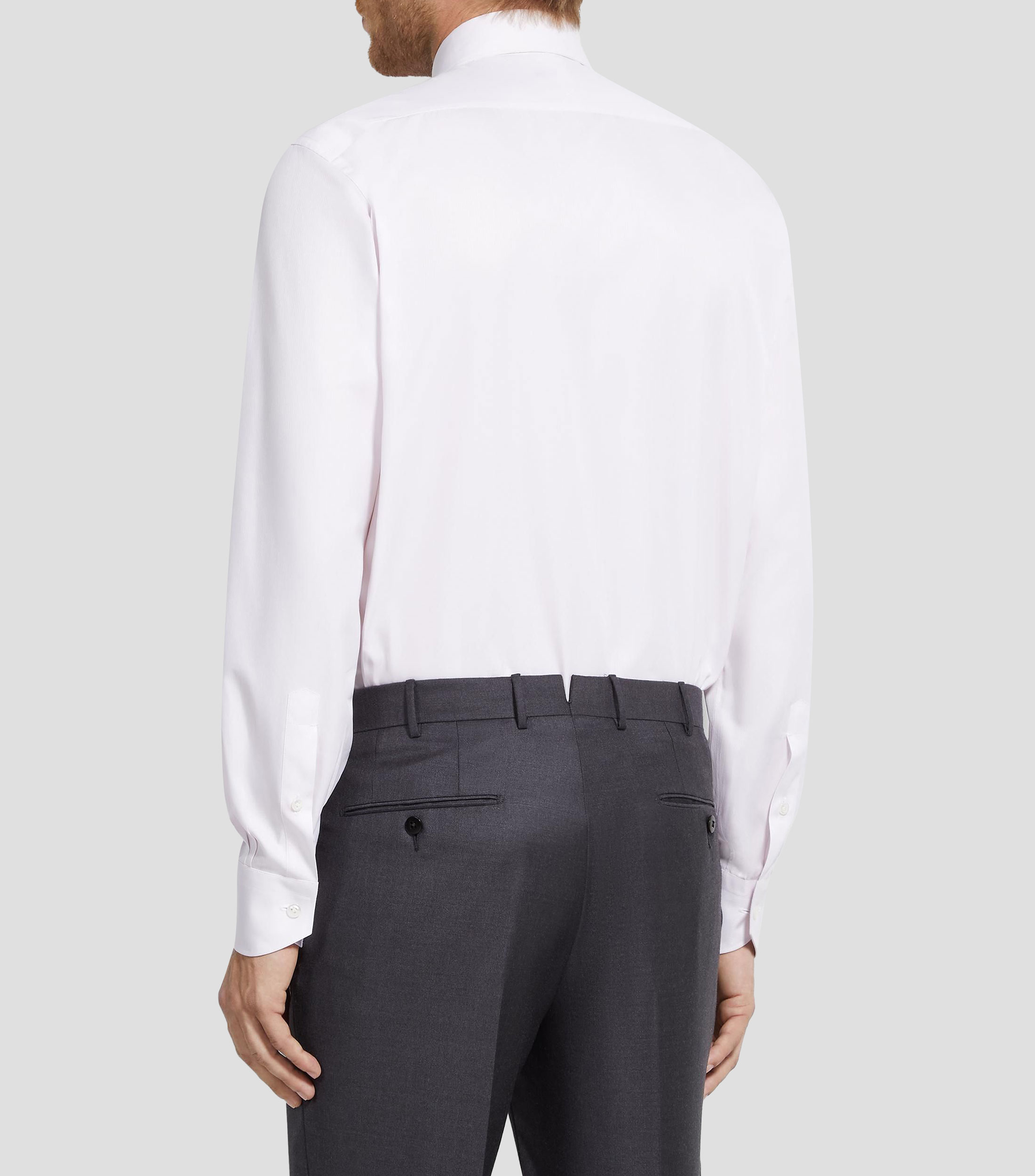 Camisa con rayas manga larga Hombre