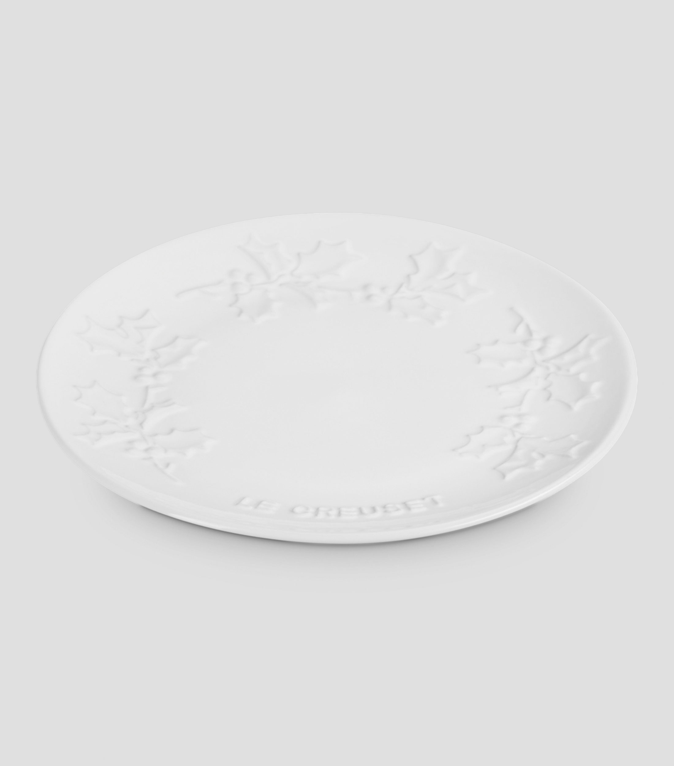 Platón Holly Relief con acebos