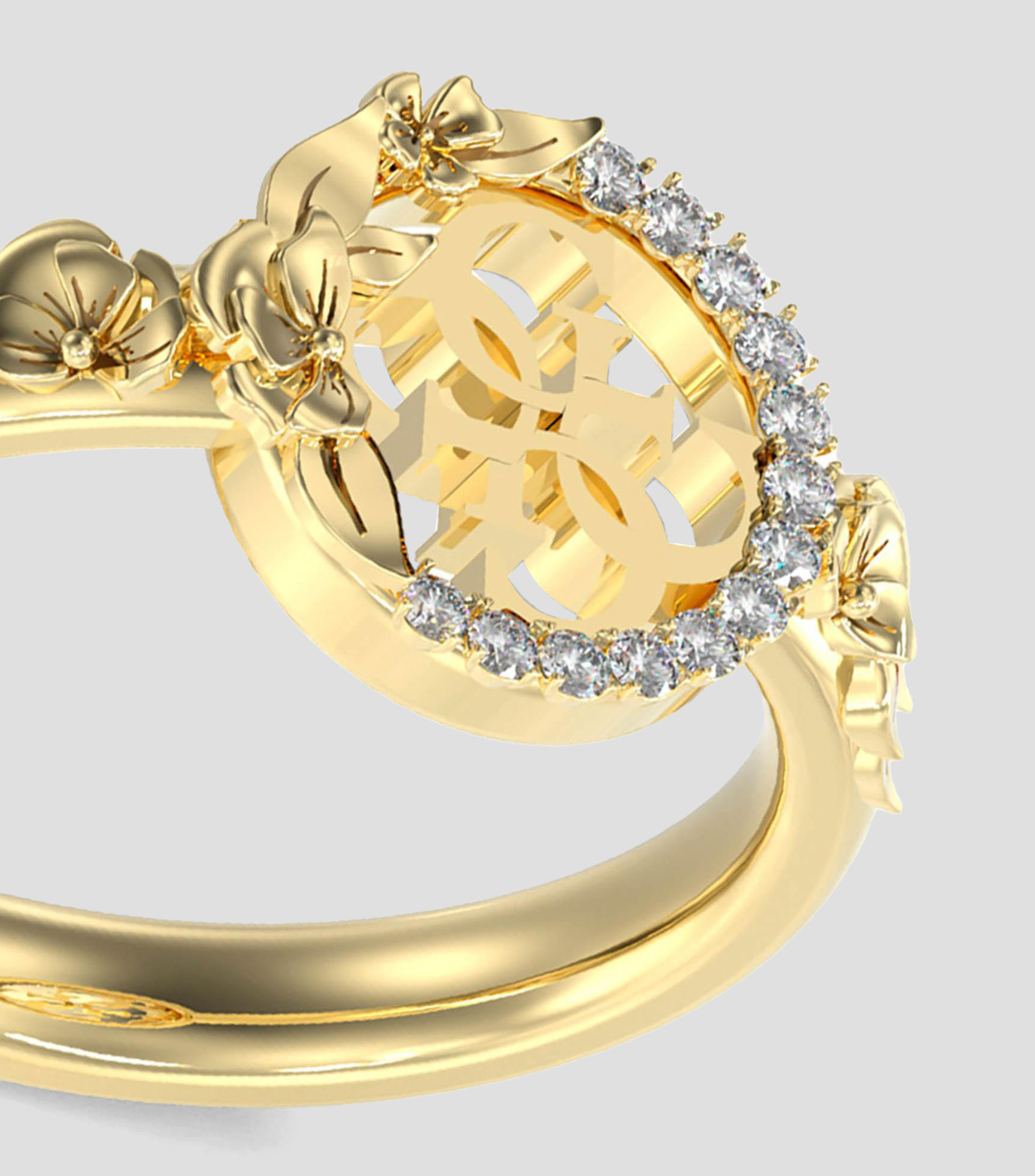 Anillo 4 Love con circonias Mujer