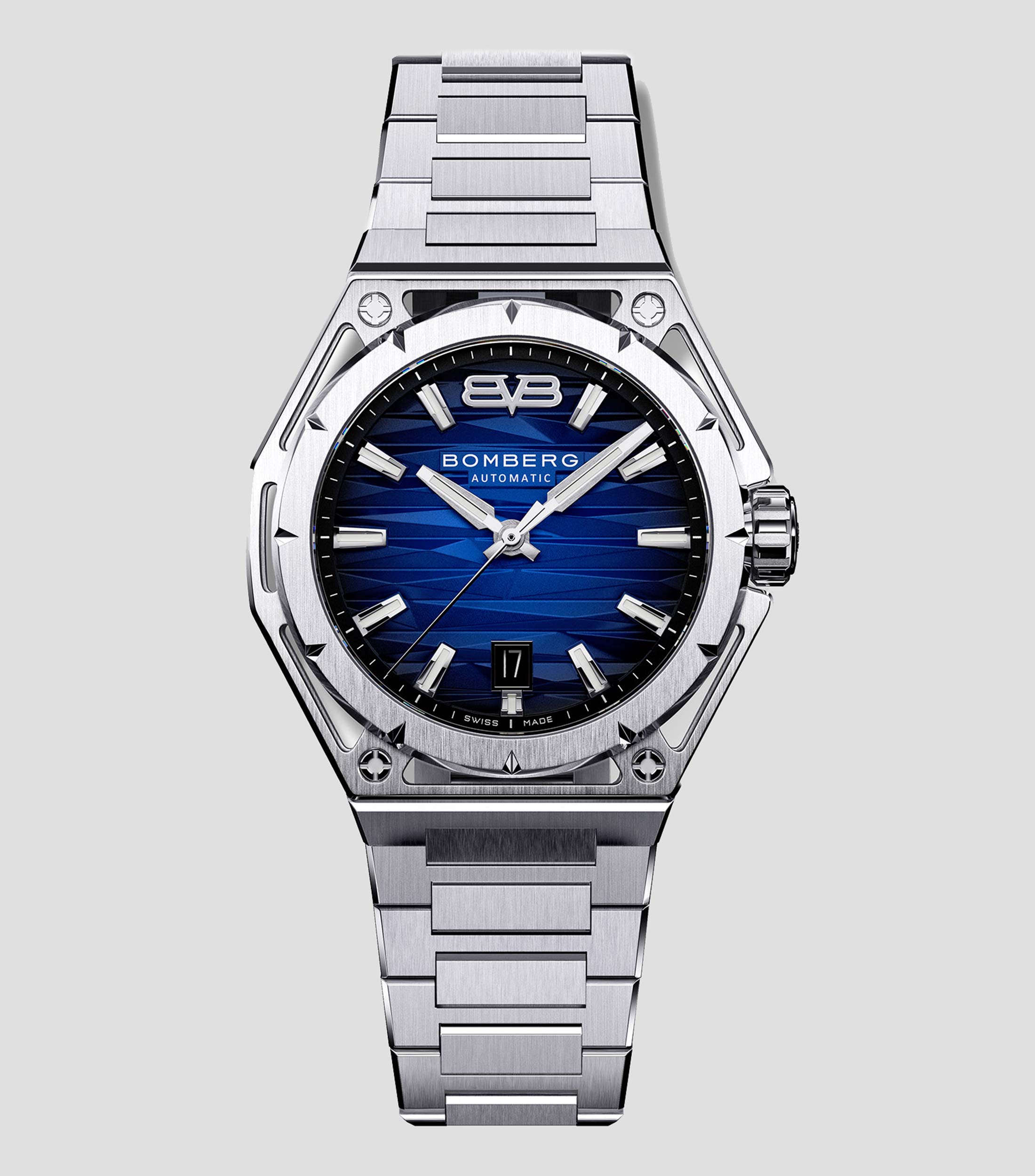Reloj Unisex Edge Casual, Plateado