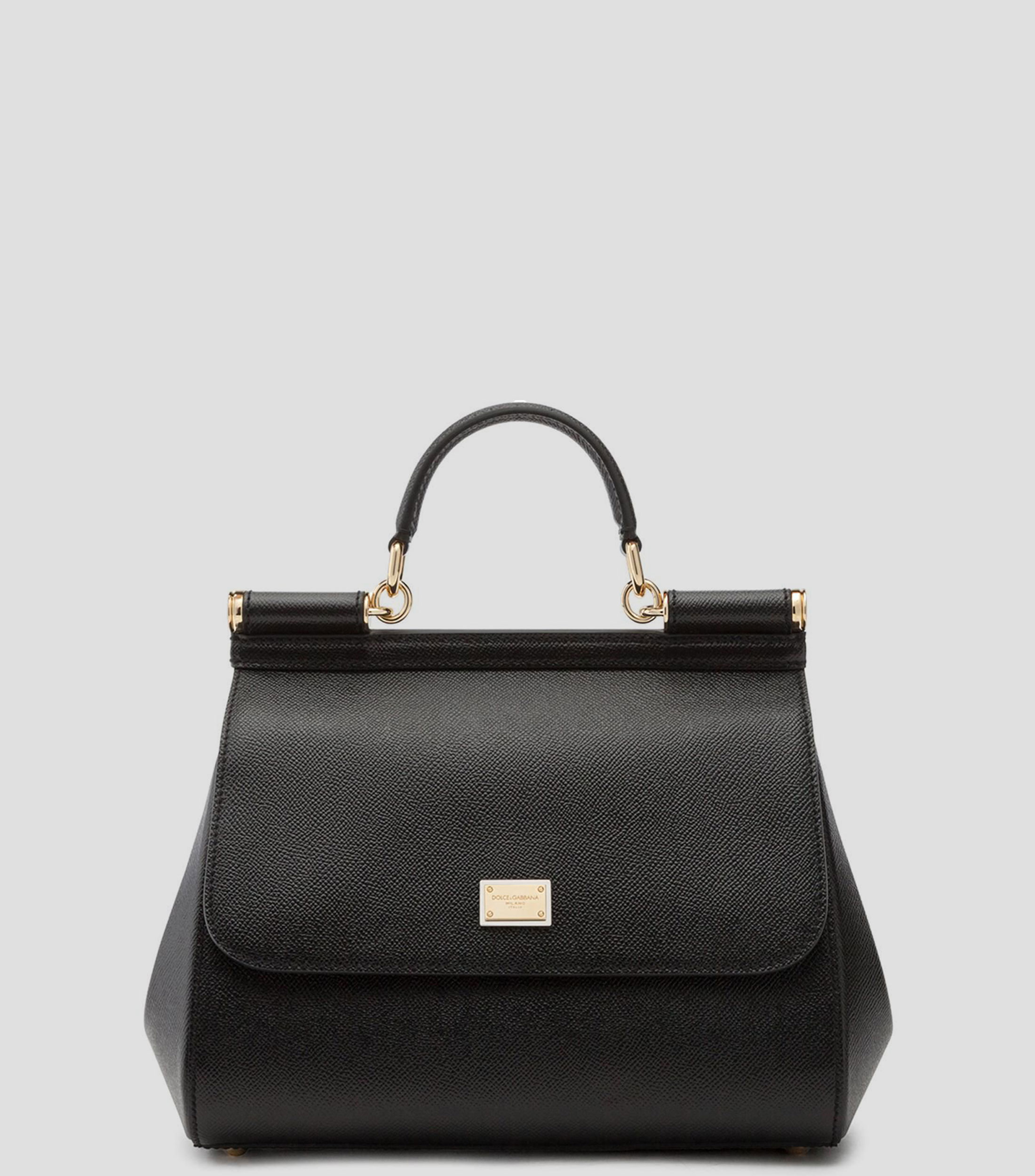 Bolsa shoulder en piel de becerro Sicily Mujer
