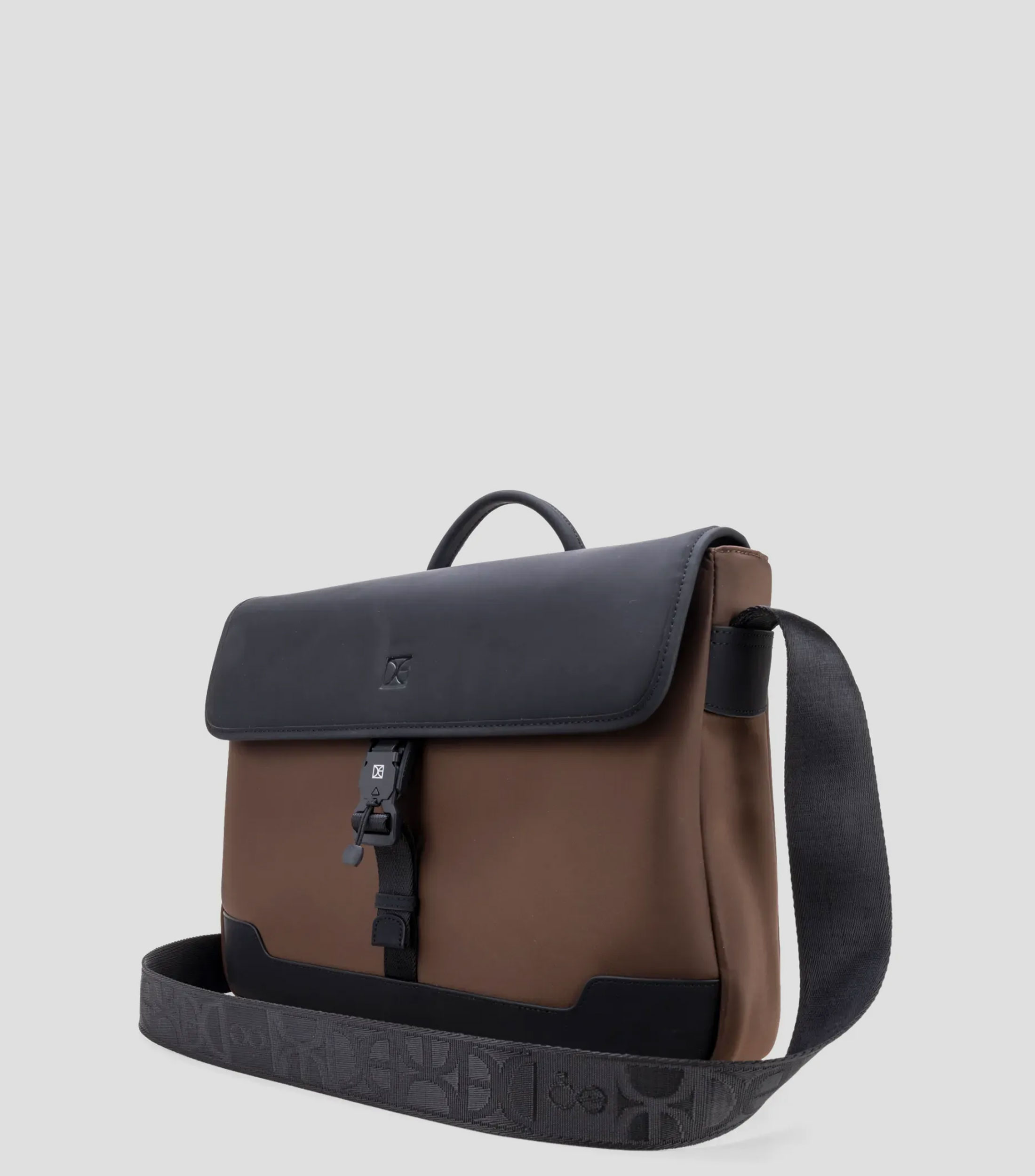 Bolso messenger portalaptop camel Uomo Grande liso Hombre