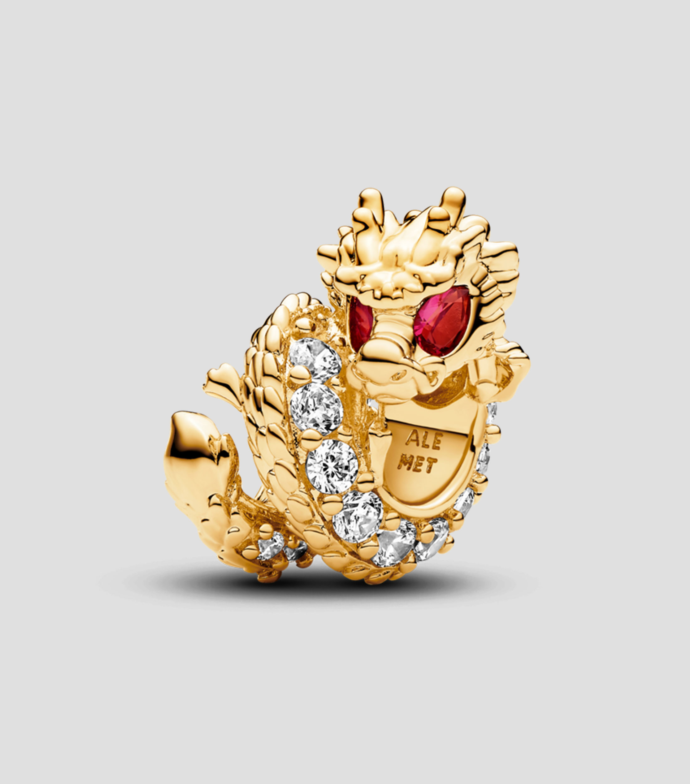 Dije en plata del Dragon Chino Unisex