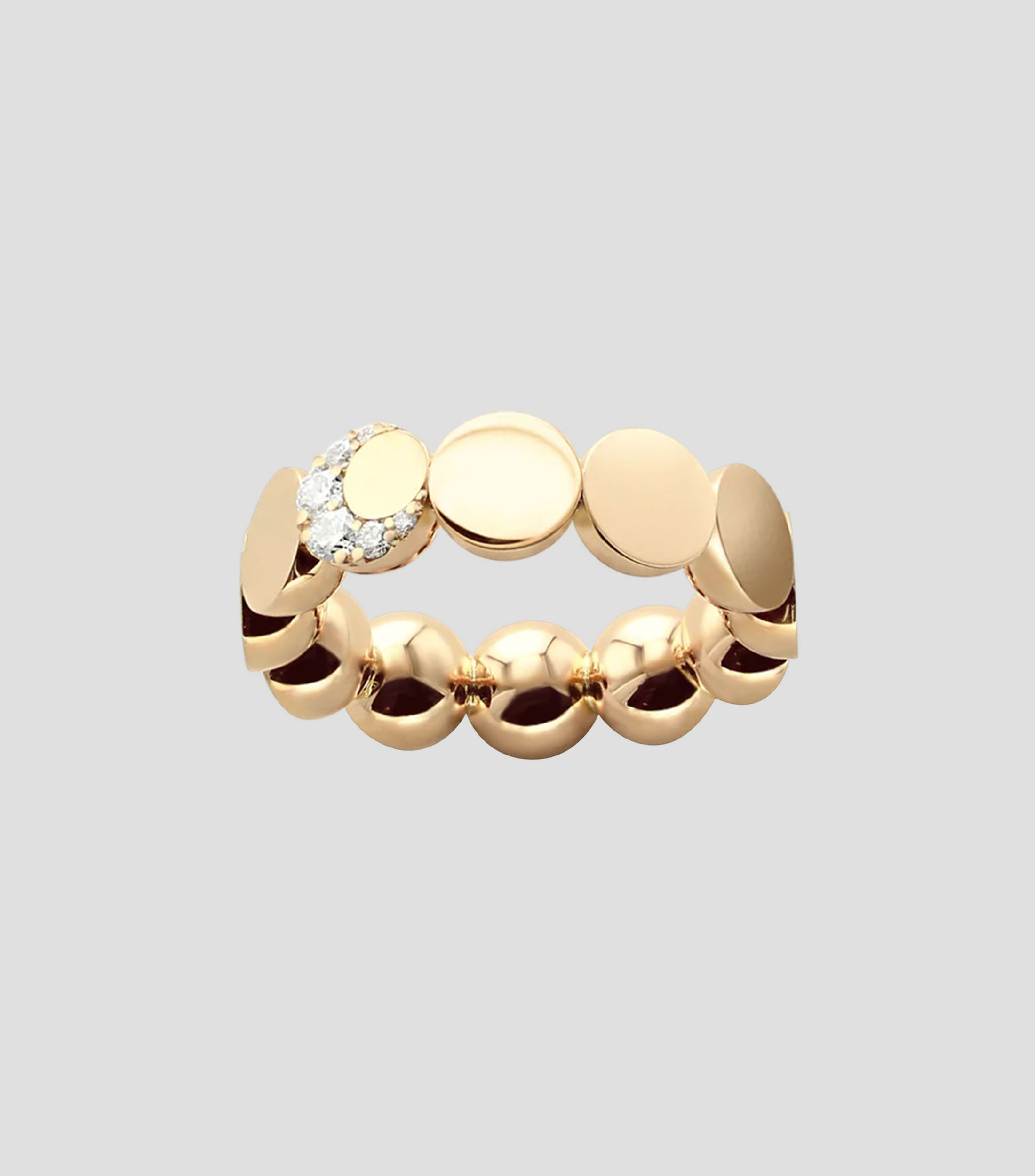 Anillo en oro 18 kilates Luce con Diamantes Mujer