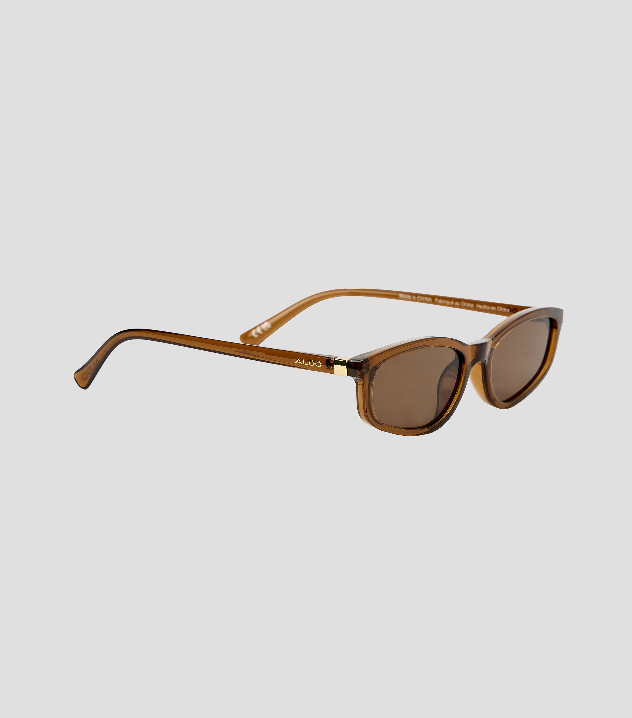 Lentes de sol ovalados estampados Mujer