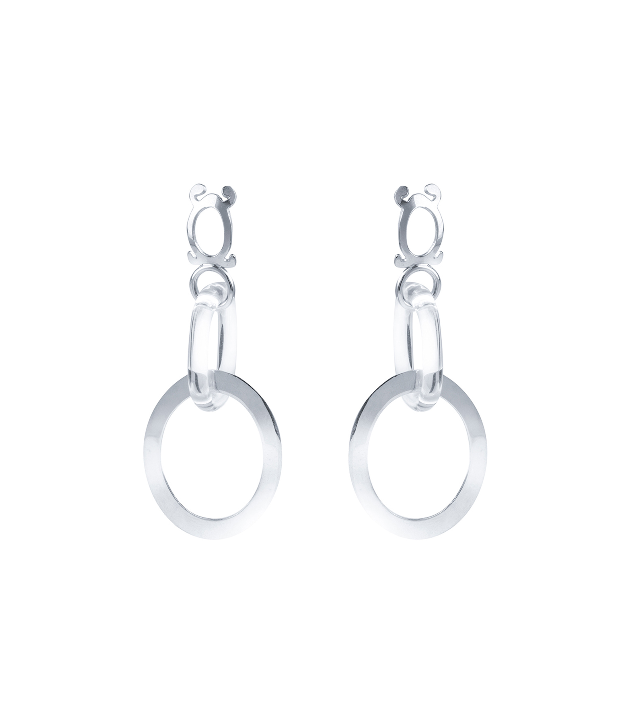 Aretes en plata Mujer