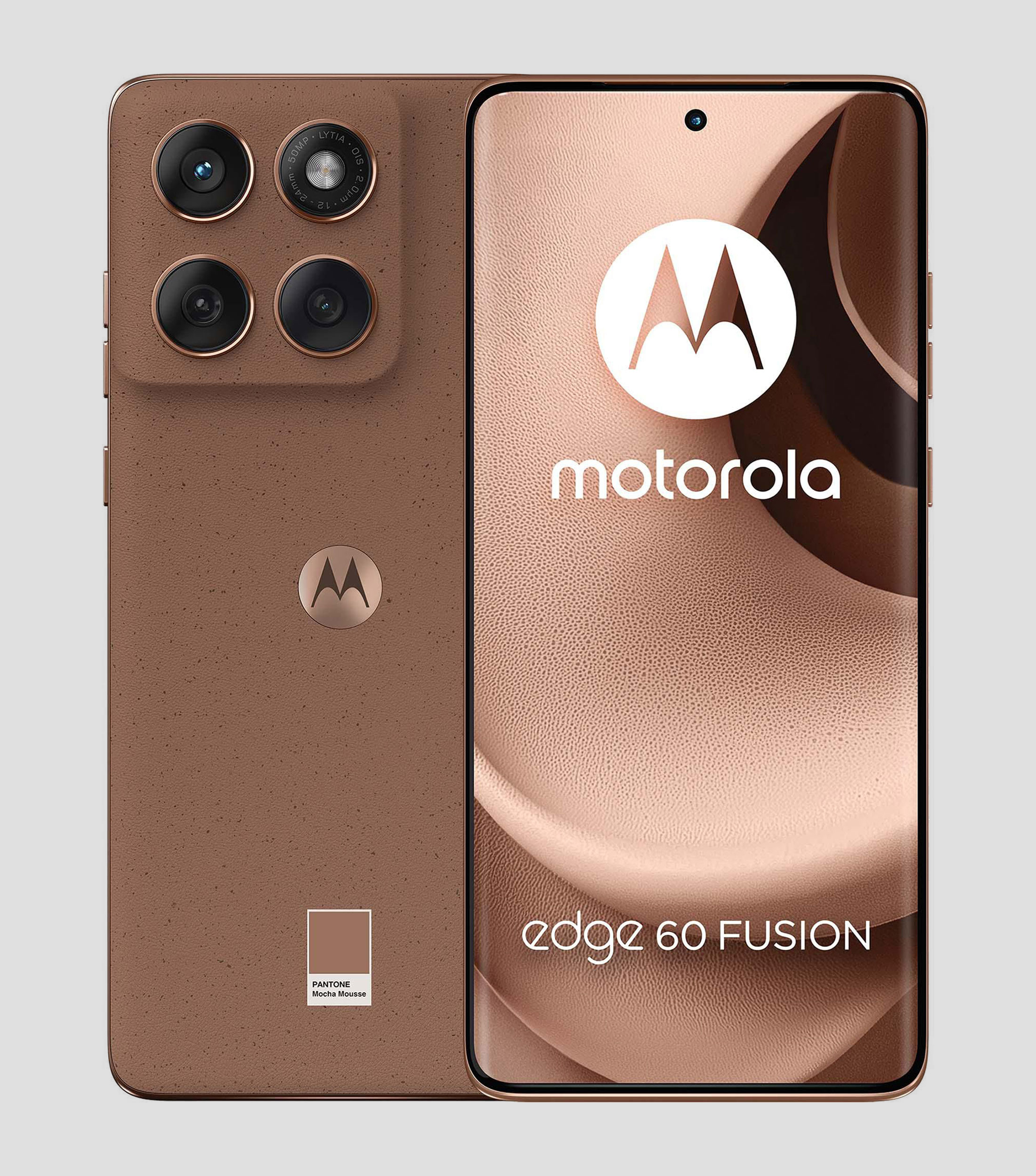 Celular Moto Edge 60 fusion, RAM 8 GB, 256 GB mocha mousse desbloqueado