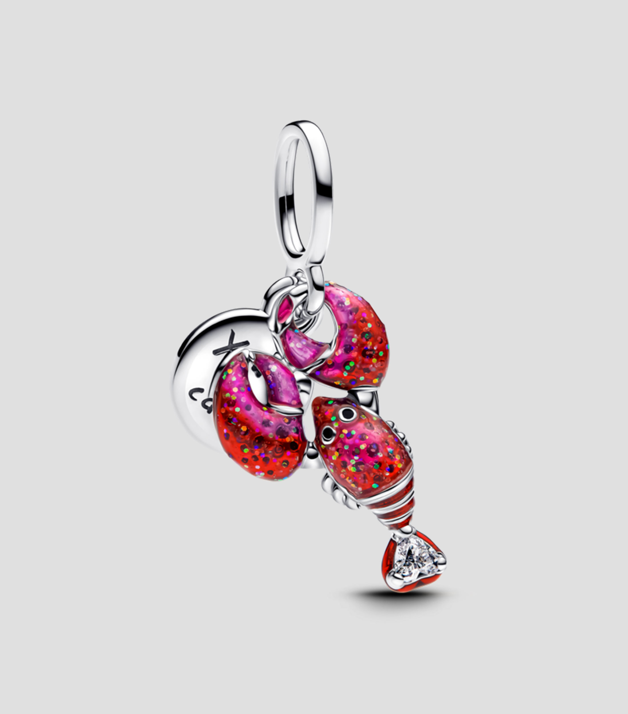 Charm en plata .925 Langosta Unisex