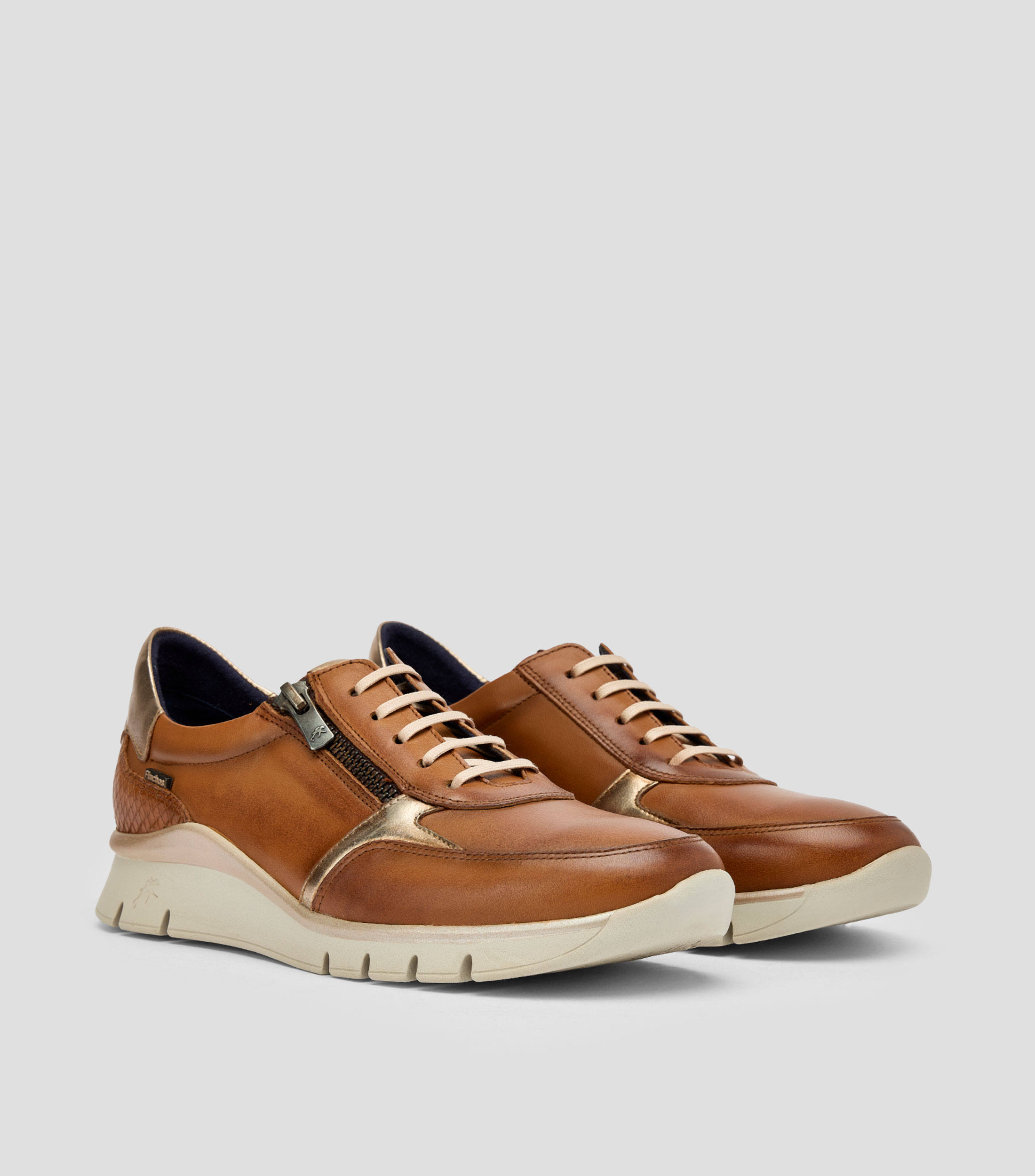 Tenis casuales en piel Mujer