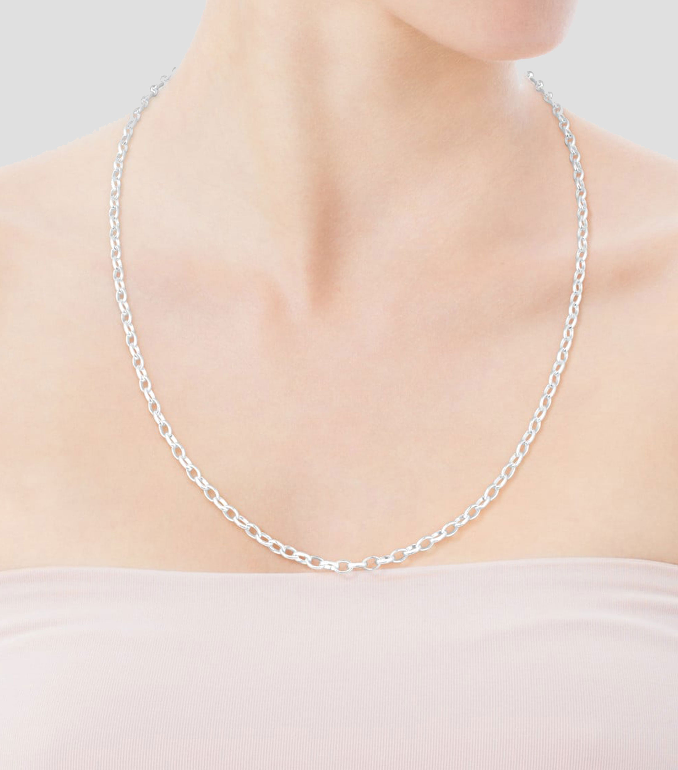 Cadena en plata Chain Mujer