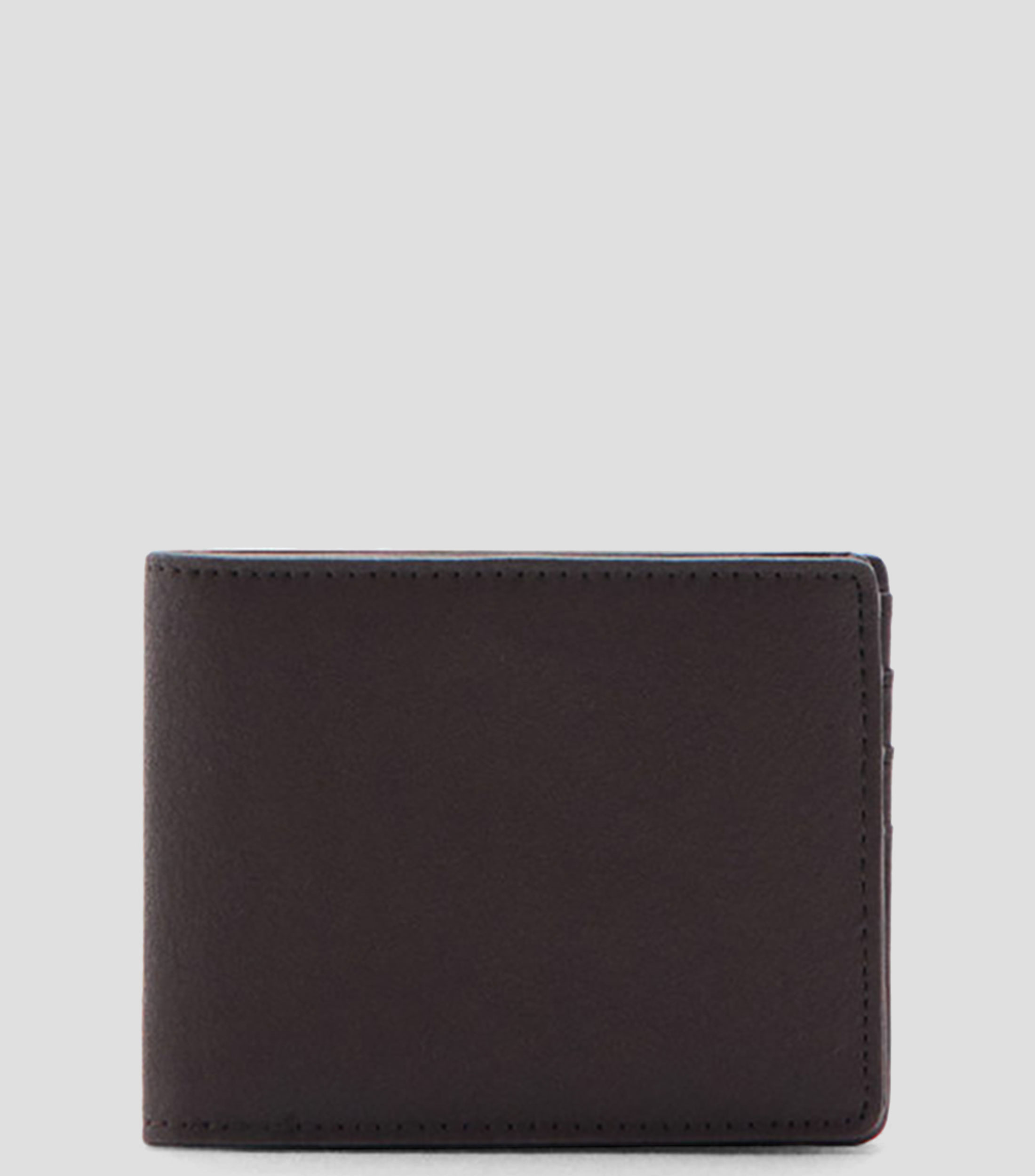 Cartera Bifold lisa Hombre