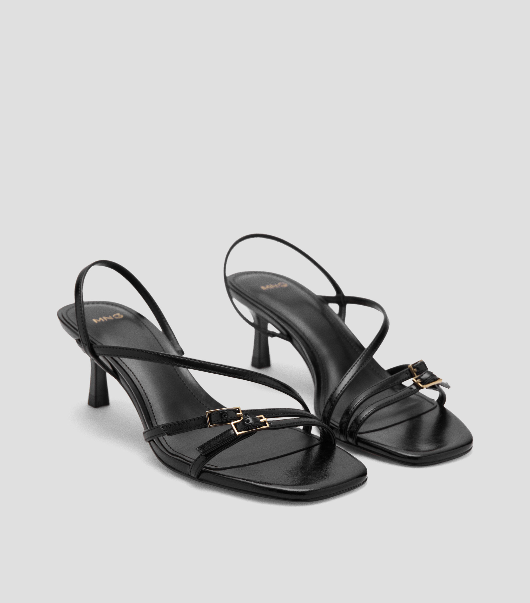 Sandalias con tacón de aguja Mujer