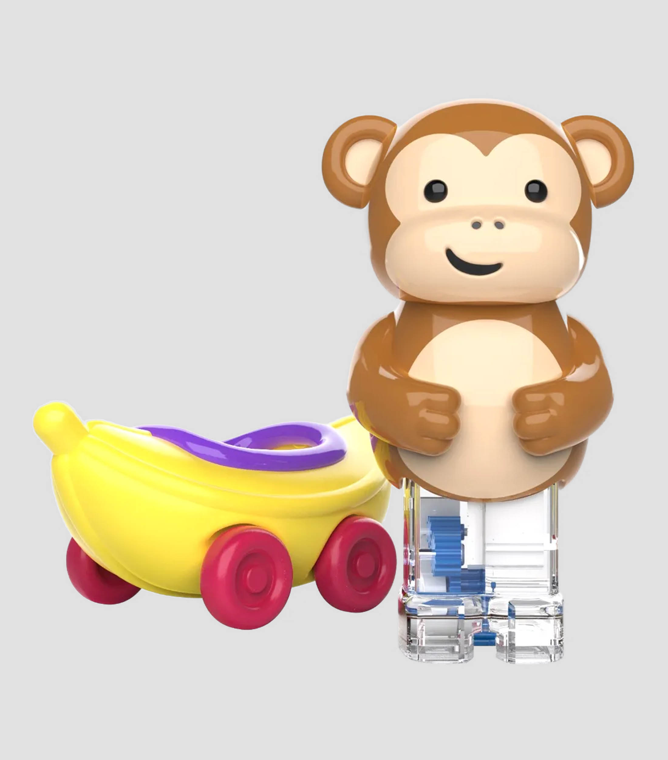 Zoomigos - Mono con Carrito en Forma de Banana