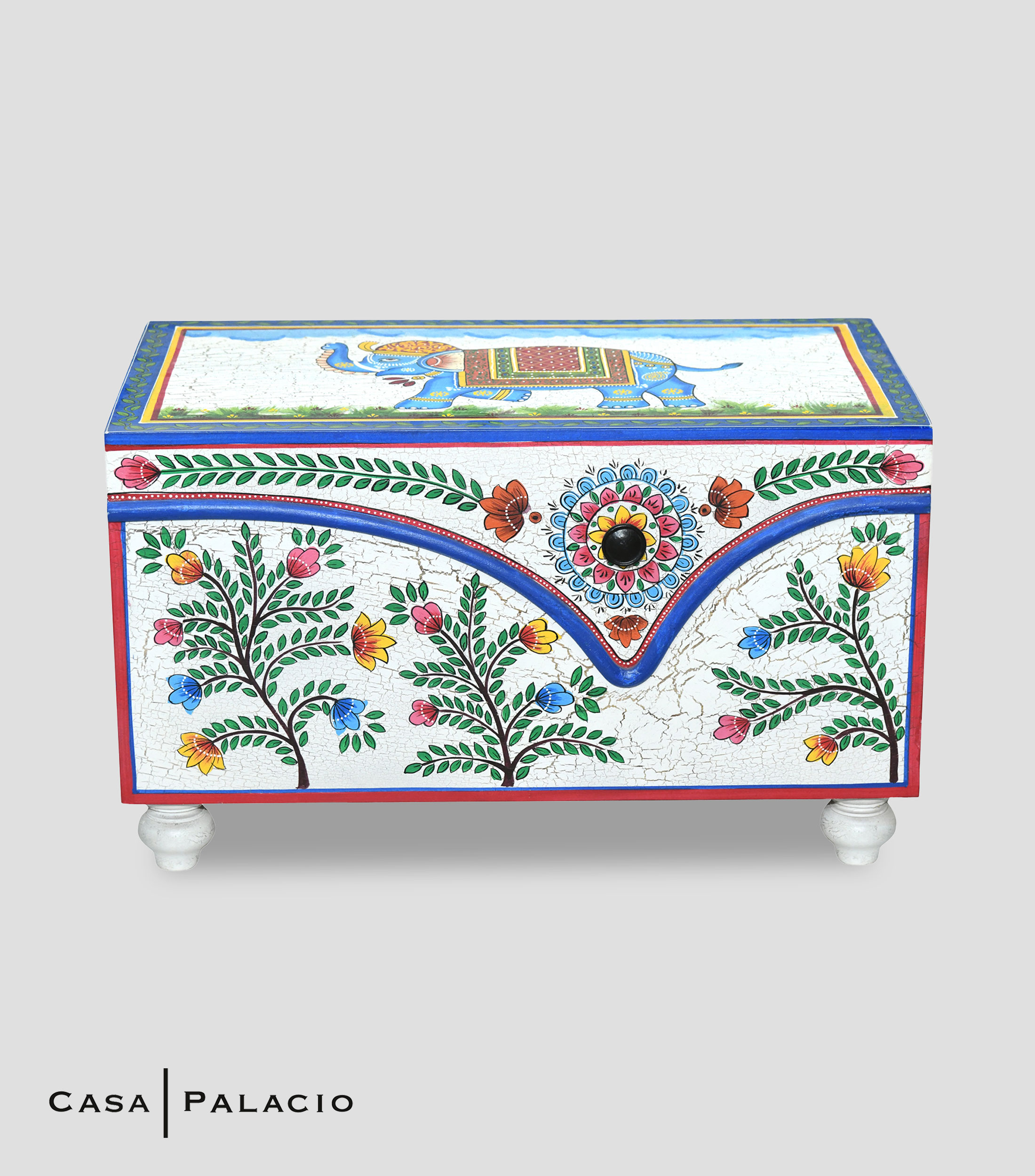 Baúl Humming Bird en madera de mango